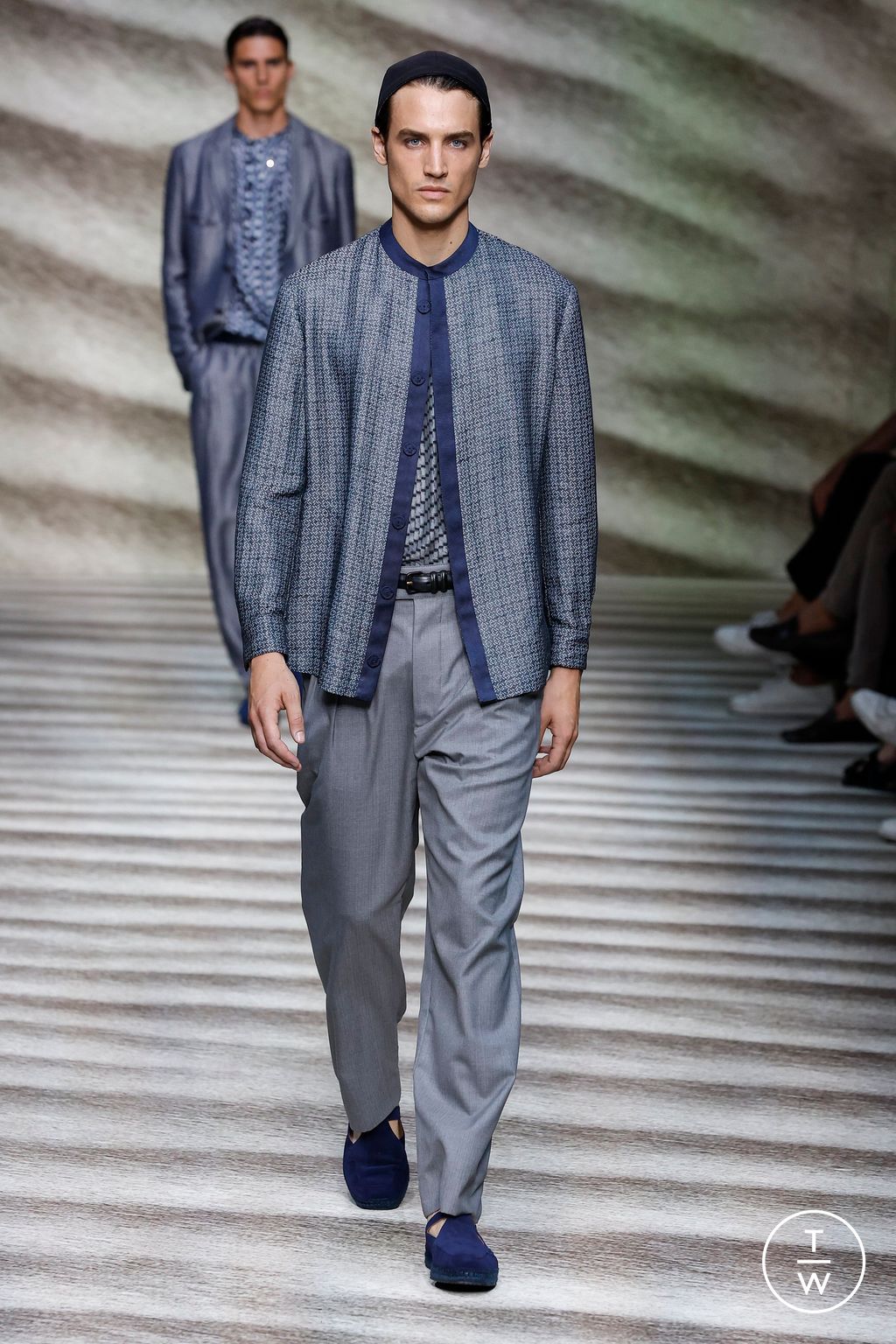 Fashion Week Milan Spring/Summer 2023 look 15 from the Giorgio Armani collection menswear