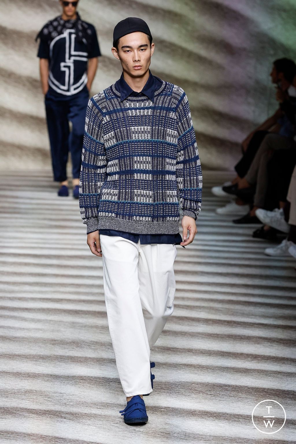 Fashion Week Milan Spring/Summer 2023 look 20 from the Giorgio Armani collection 男装