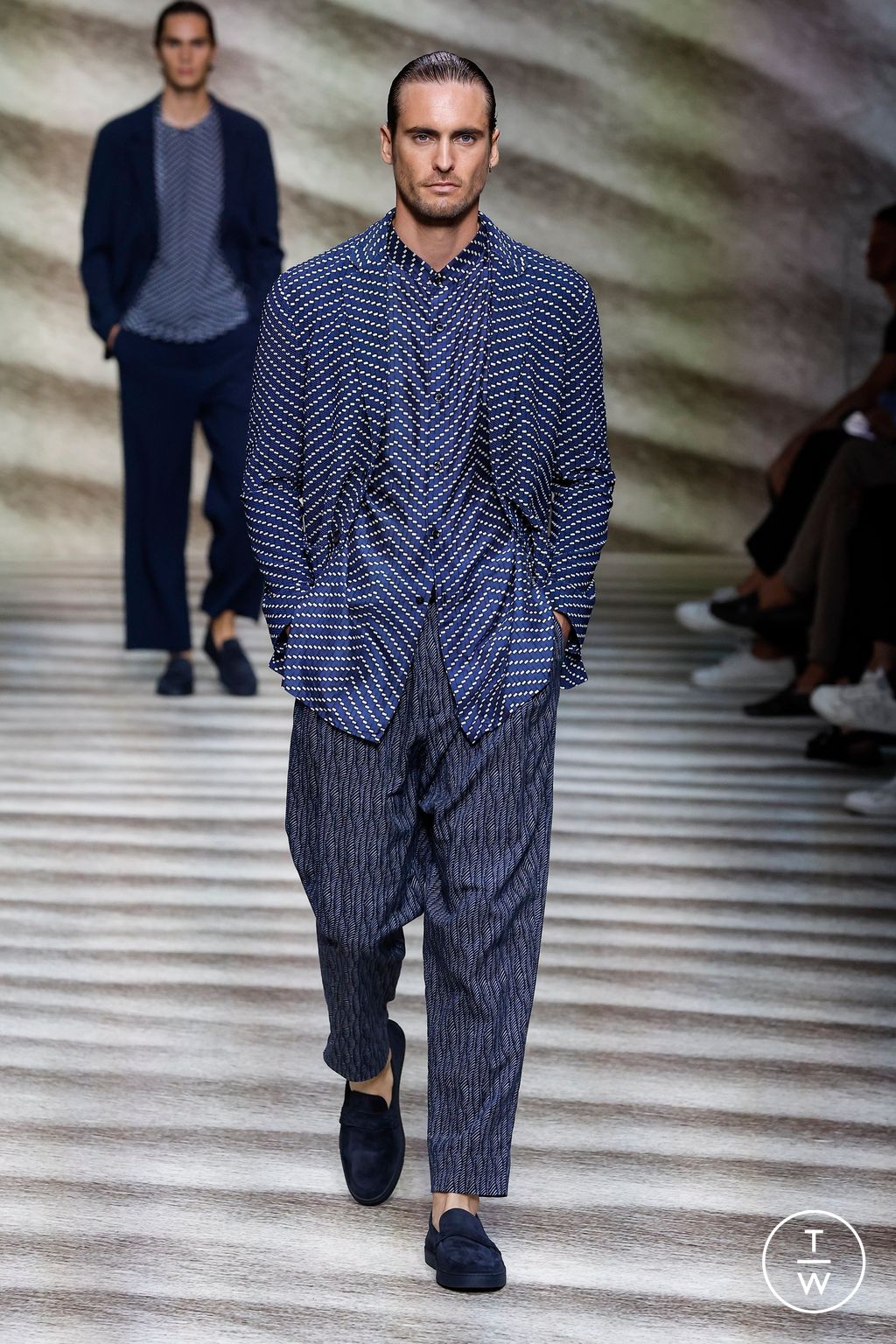 Fashion Week Milan Spring/Summer 2023 look 23 from the Giorgio Armani collection 男装