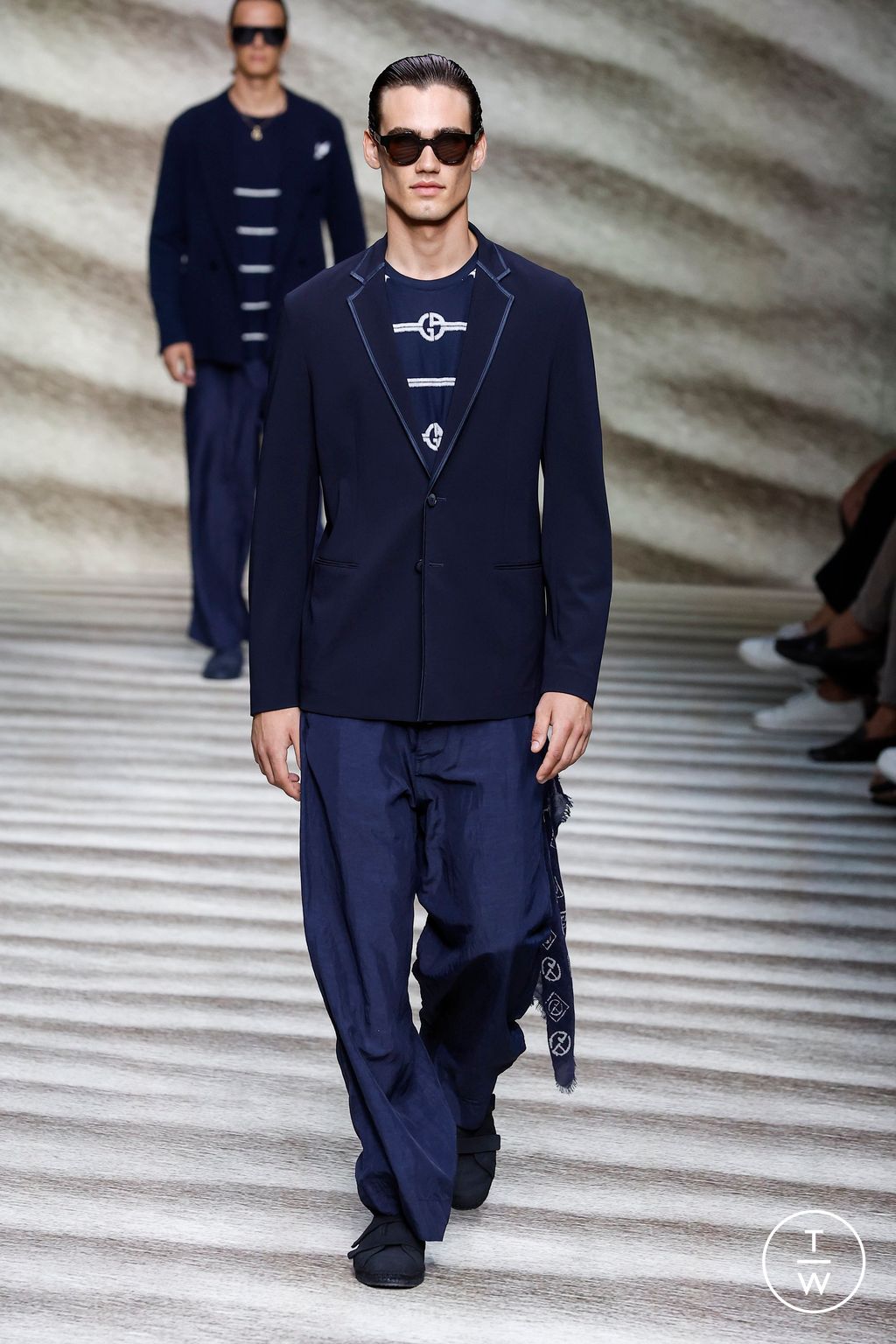 Fashion Week Milan Spring/Summer 2023 look 26 from the Giorgio Armani collection 男装