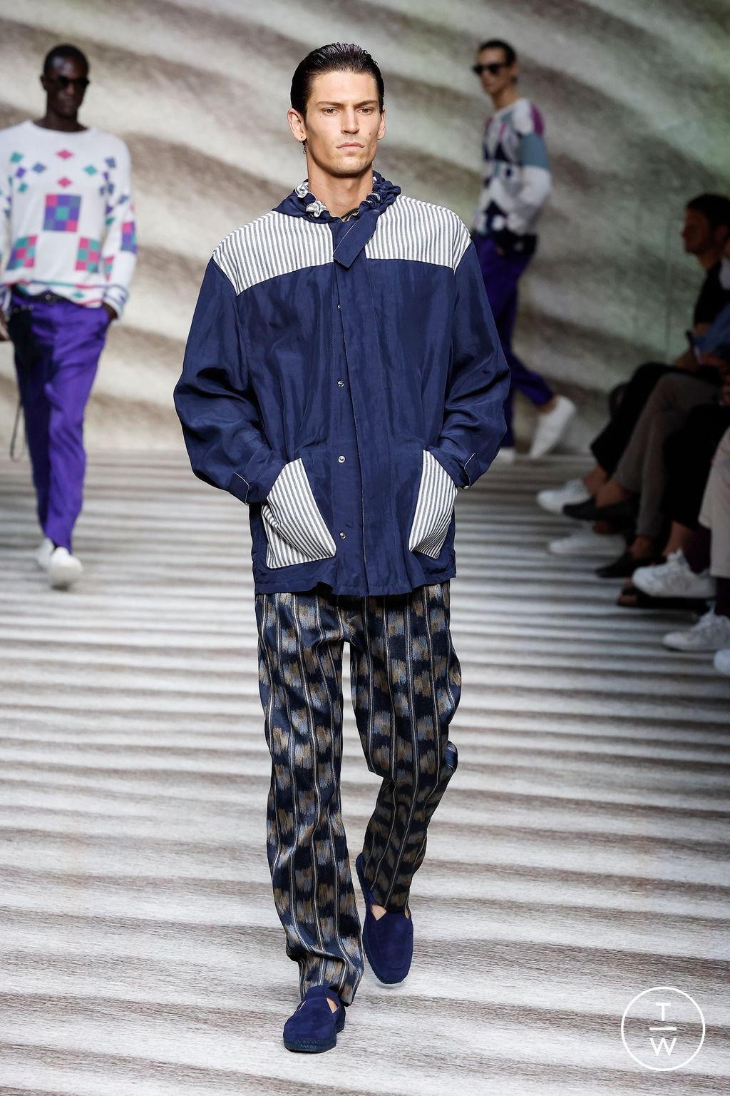 Fashion Week Milan Spring/Summer 2023 look 36 from the Giorgio Armani collection menswear