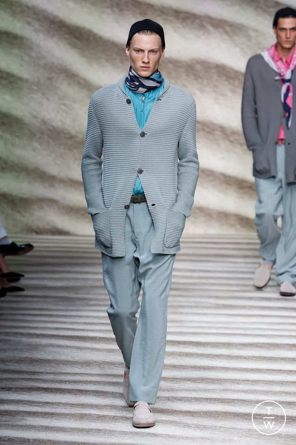 Fashion Week Milan Spring/Summer 2023 look 41 from the Giorgio Armani collection menswear