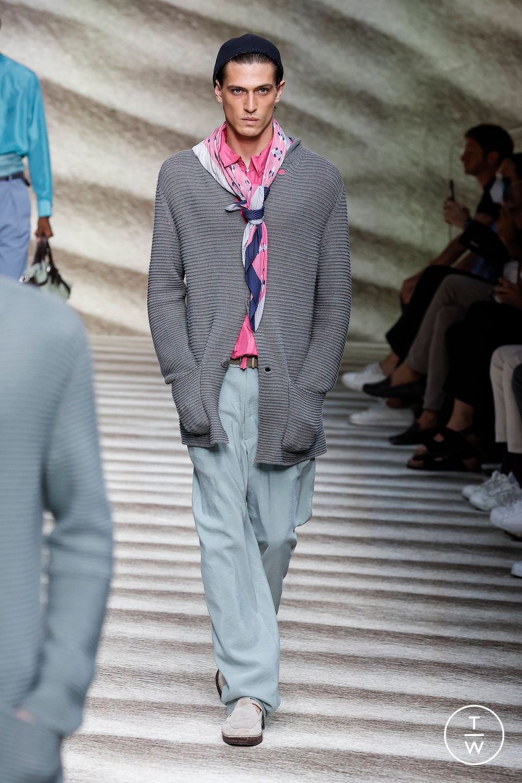 Fashion Week Milan Spring/Summer 2023 look 42 from the Giorgio Armani collection menswear