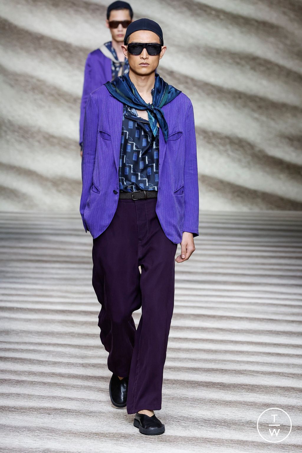 Fashion Week Milan Spring/Summer 2023 look 49 from the Giorgio Armani collection menswear