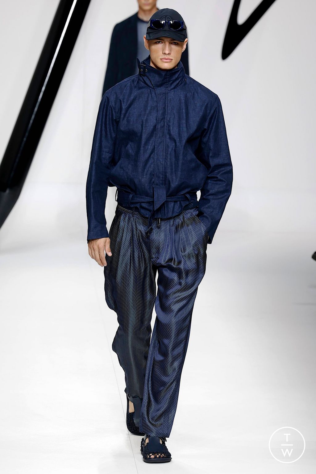 Fashion Week Milan Spring/Summer 2024 look 49 de la collection Giorgio Armani menswear