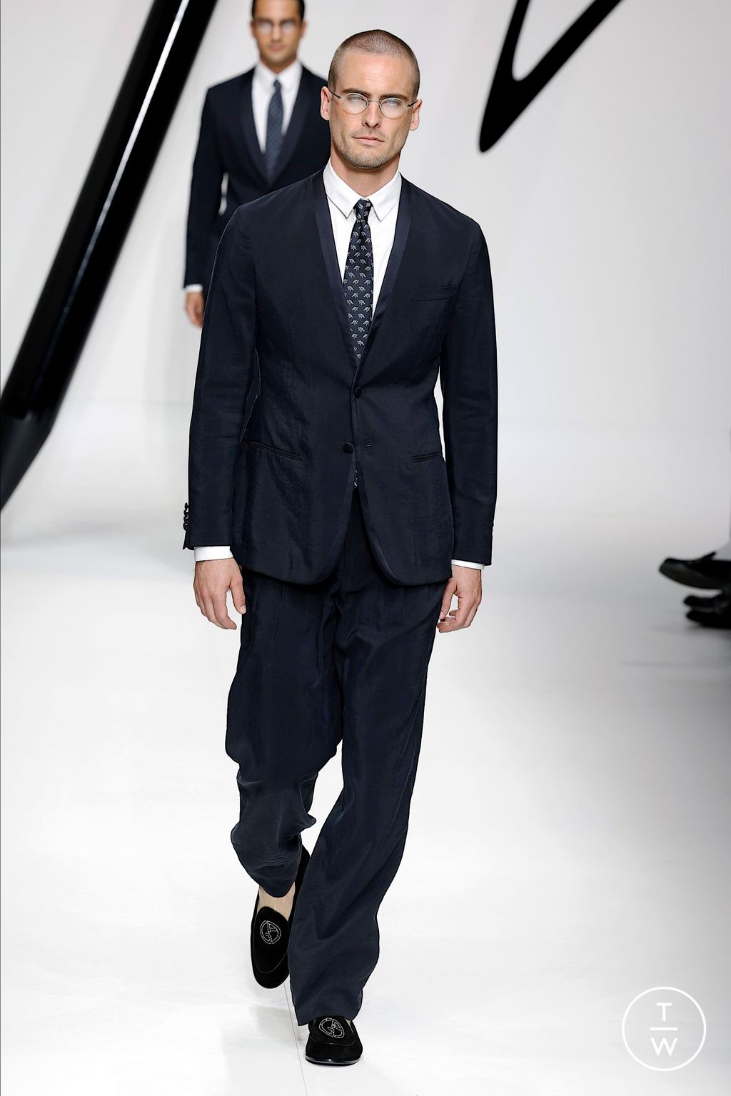 Fashion Week Milan Spring/Summer 2024 look 78 from the Giorgio Armani collection menswear
