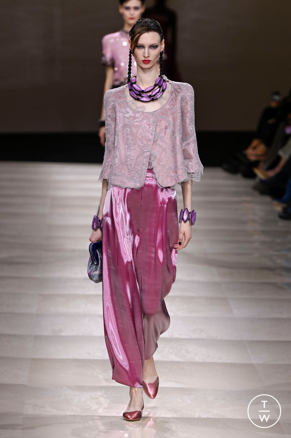 Fashion Week Paris Spring/Summer 2024 look 70 from the Giorgio Armani Privé collection couture