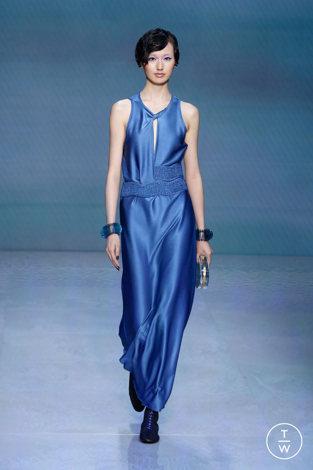 Fashion Week Milan Spring/Summer 2024 look 11 from the Giorgio Armani collection womenswear