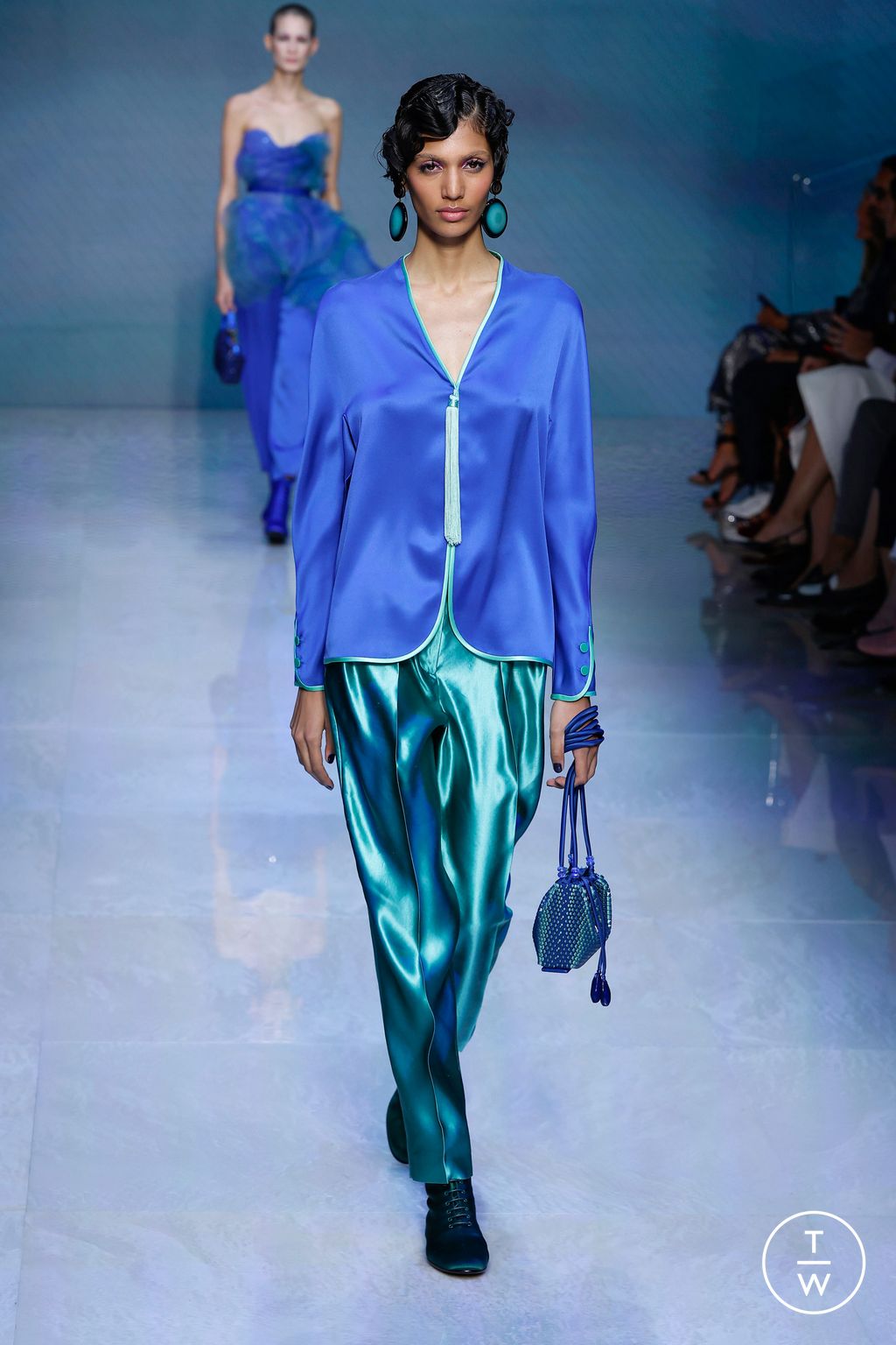 Fashion Week Milan Spring/Summer 2024 look 22 from the Giorgio Armani collection 女装