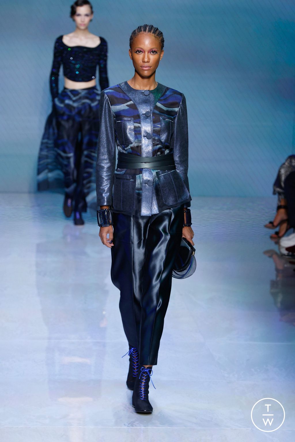 Fashion Week Milan Spring/Summer 2024 look 26 from the Giorgio Armani collection womenswear