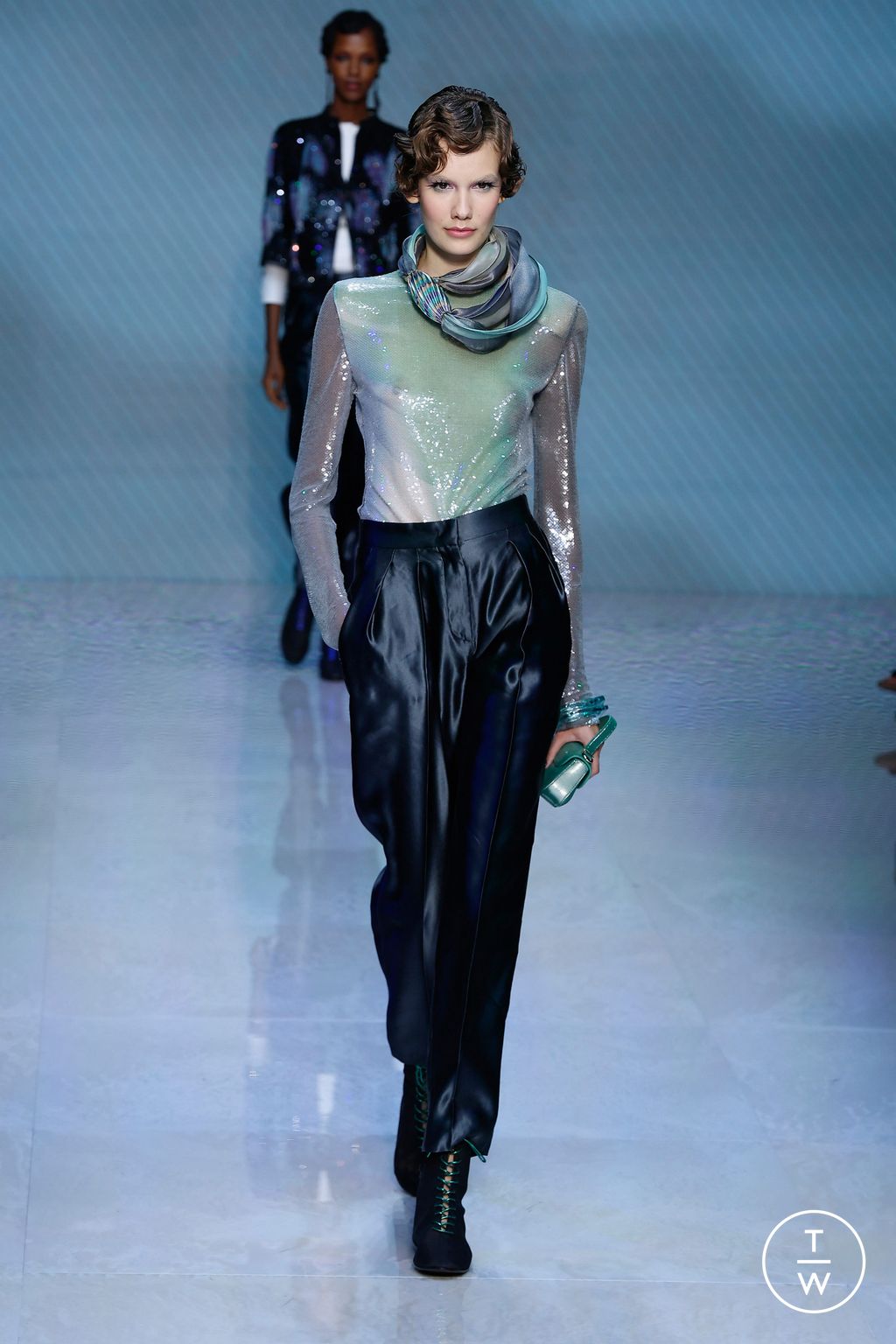 Fashion Week Milan Spring/Summer 2024 look 31 from the Giorgio Armani collection 女装