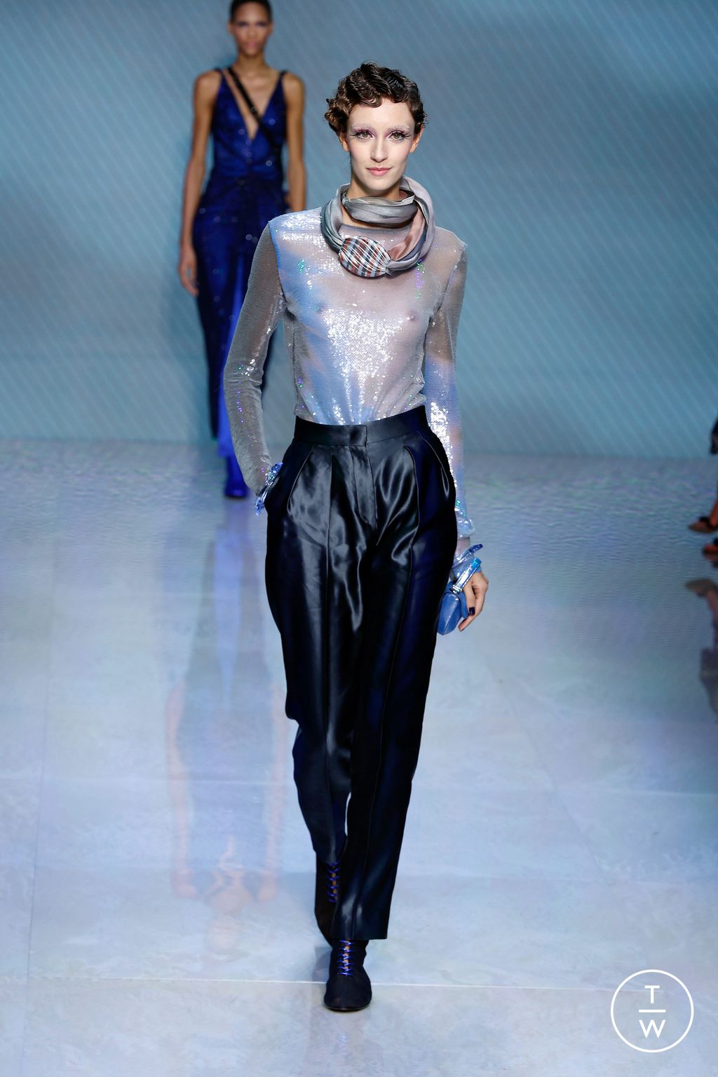 Fashion Week Milan Spring/Summer 2024 look 32 de la collection Giorgio Armani womenswear