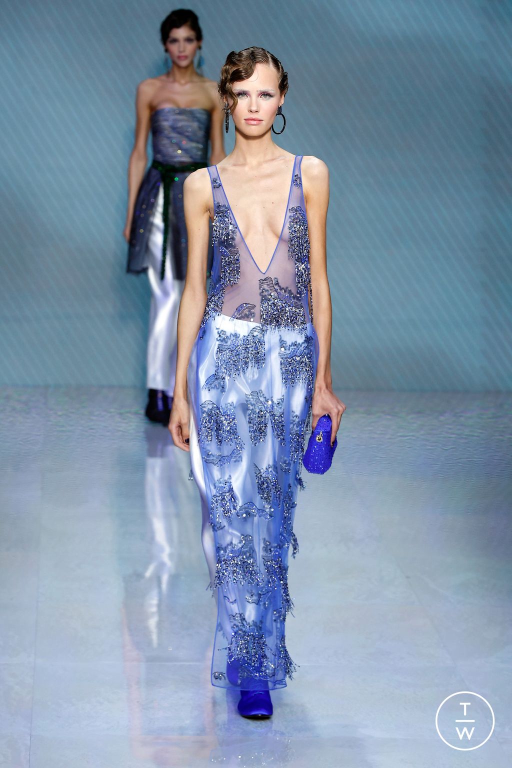 Fashion Week Milan Spring/Summer 2024 look 50 de la collection Giorgio Armani womenswear