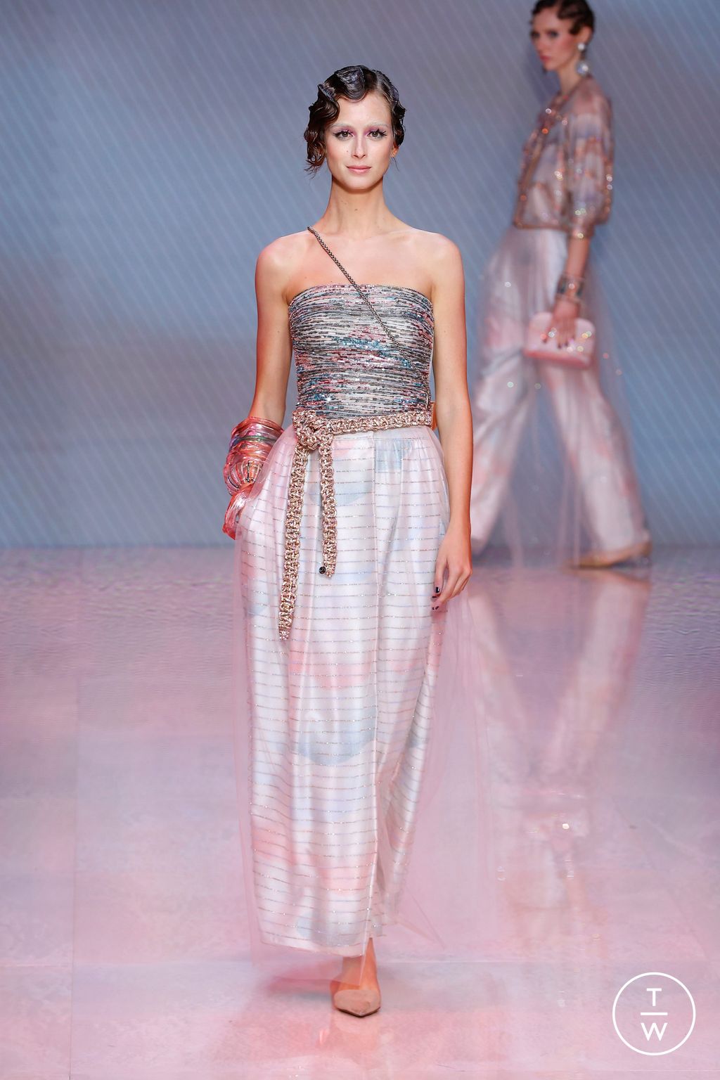 Fashion Week Milan Spring/Summer 2024 look 55 de la collection Giorgio Armani womenswear