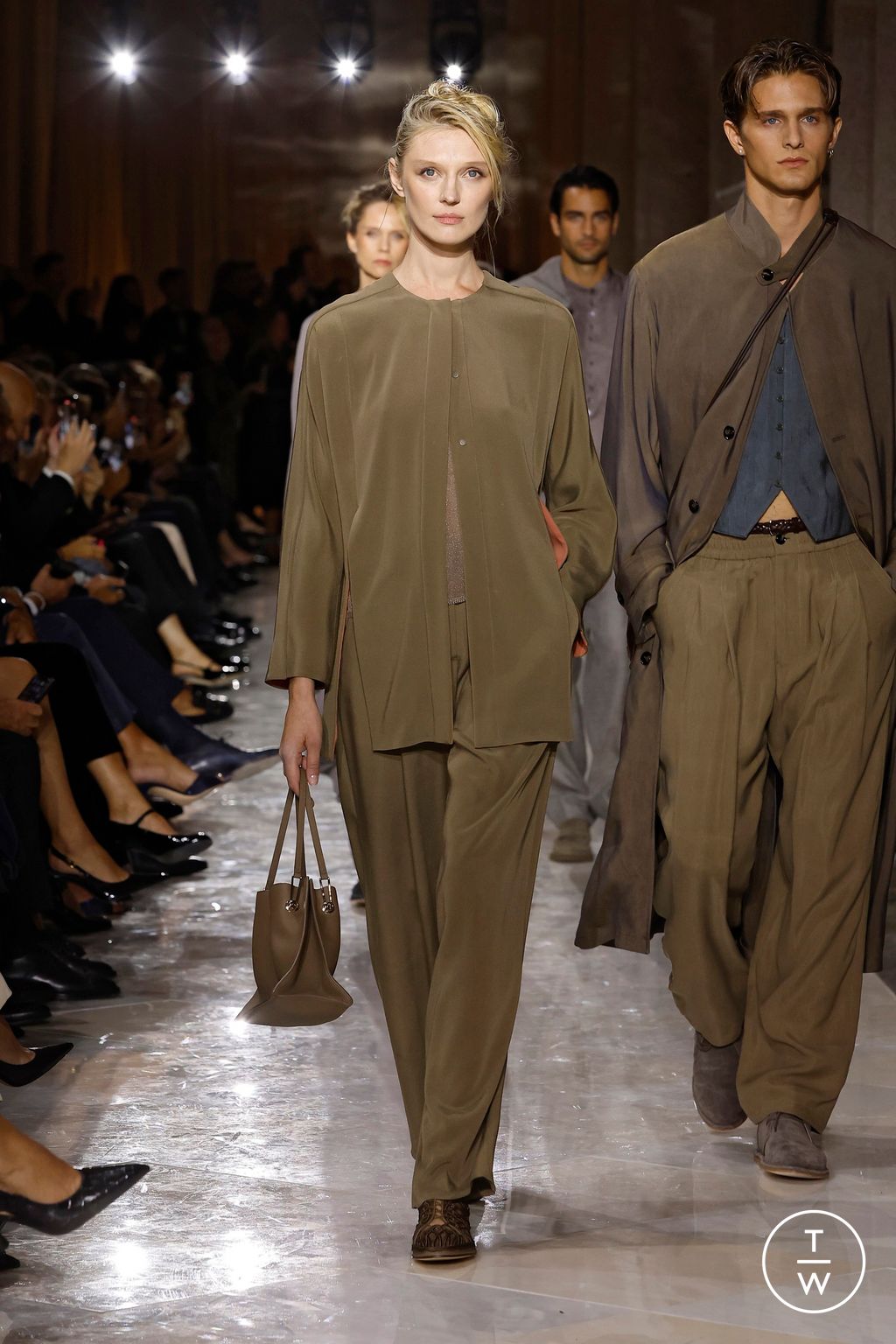 Fashion Week Milan Spring/Summer 2026 look 14 from the Giorgio Armani collection womenswear