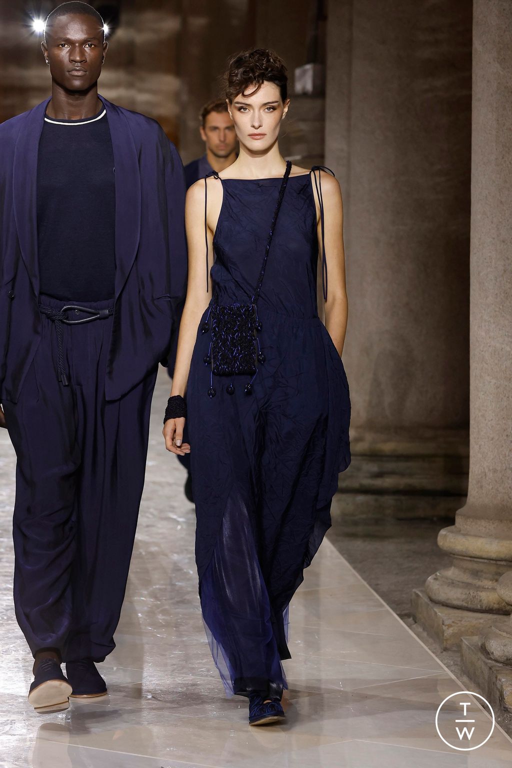 Fashion Week Milan Spring/Summer 2026 look 35 from the Giorgio Armani collection womenswear