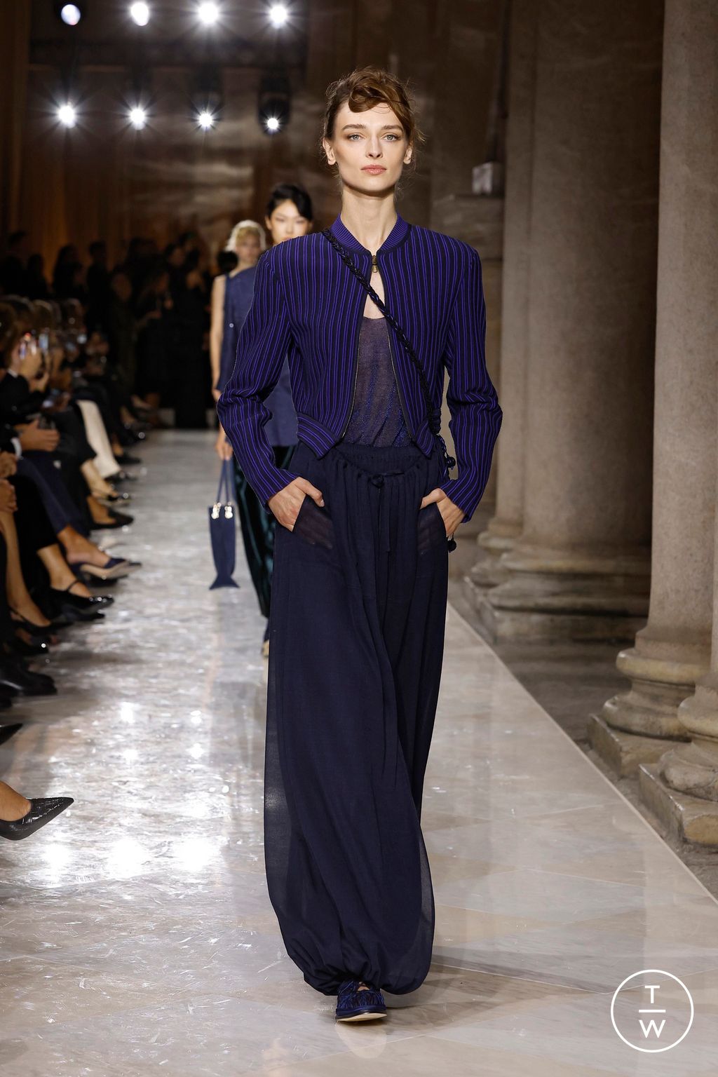 Fashion Week Milan Spring/Summer 2026 look 40 from the Giorgio Armani collection womenswear