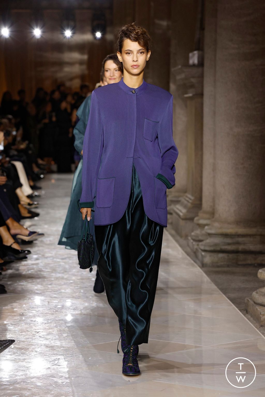 Fashion Week Milan Spring/Summer 2026 look 45 from the Giorgio Armani collection womenswear