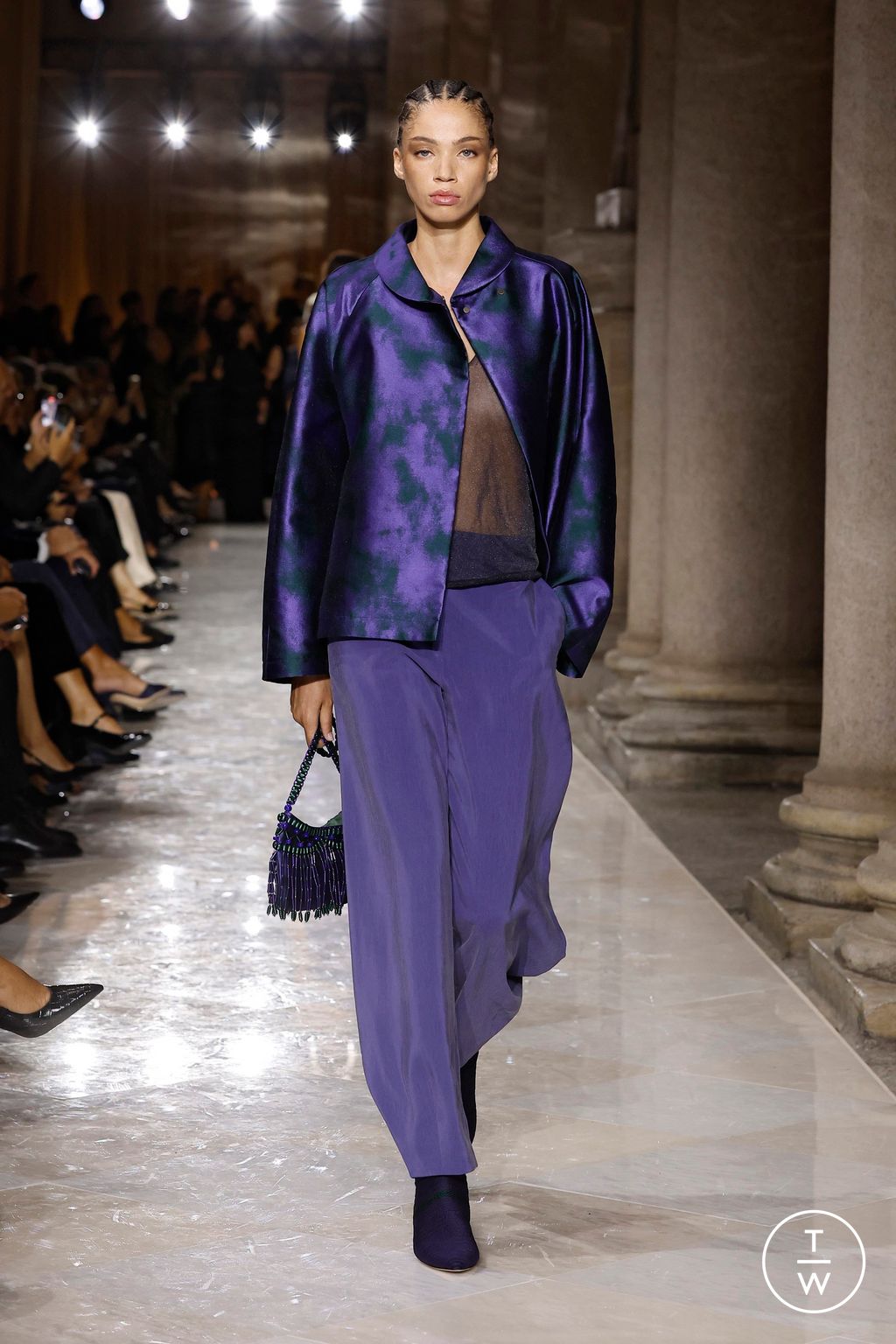 Fashion Week Milan Spring/Summer 2026 look 50 from the Giorgio Armani collection womenswear