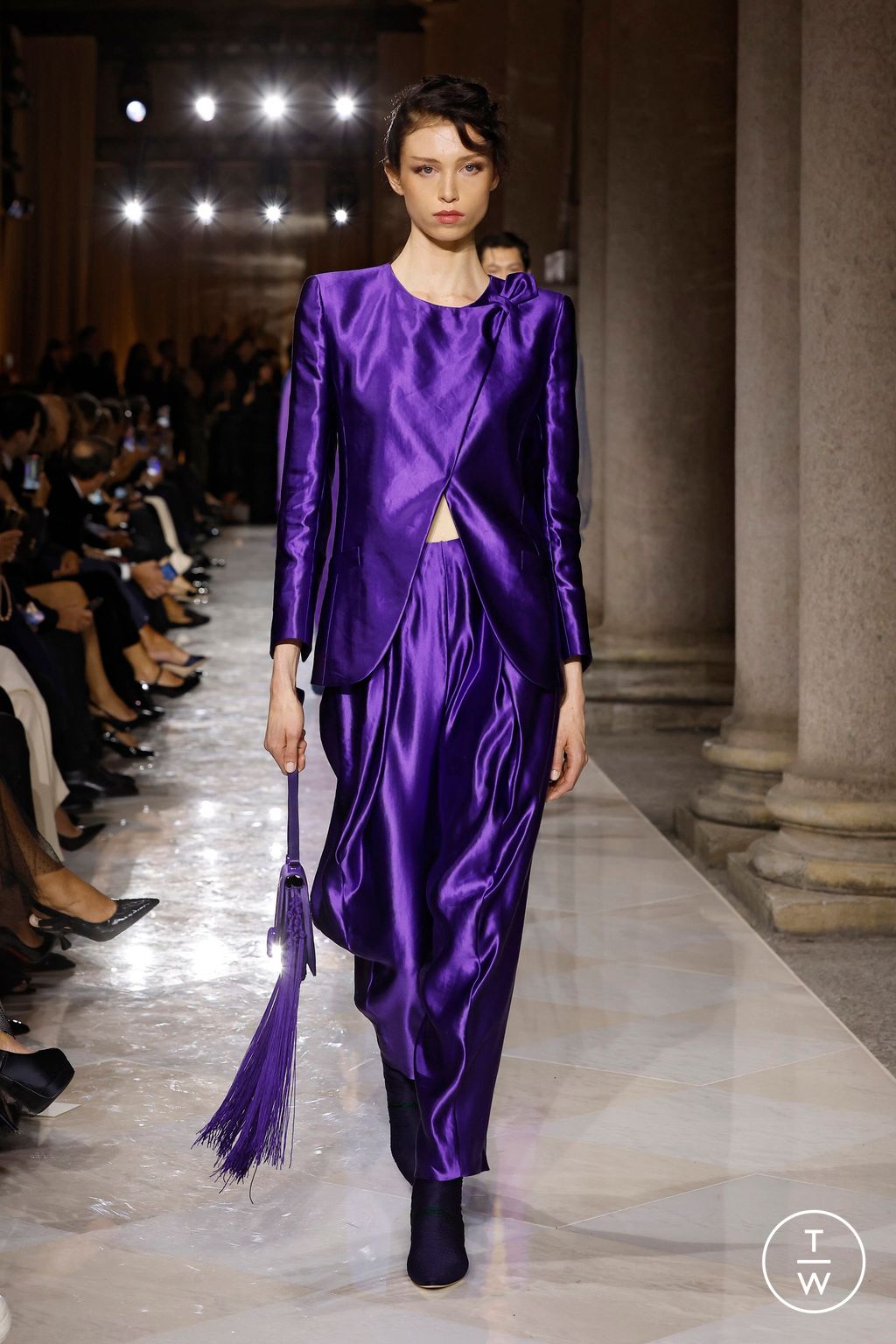 Fashion Week Milan Spring/Summer 2026 look 56 from the Giorgio Armani collection womenswear