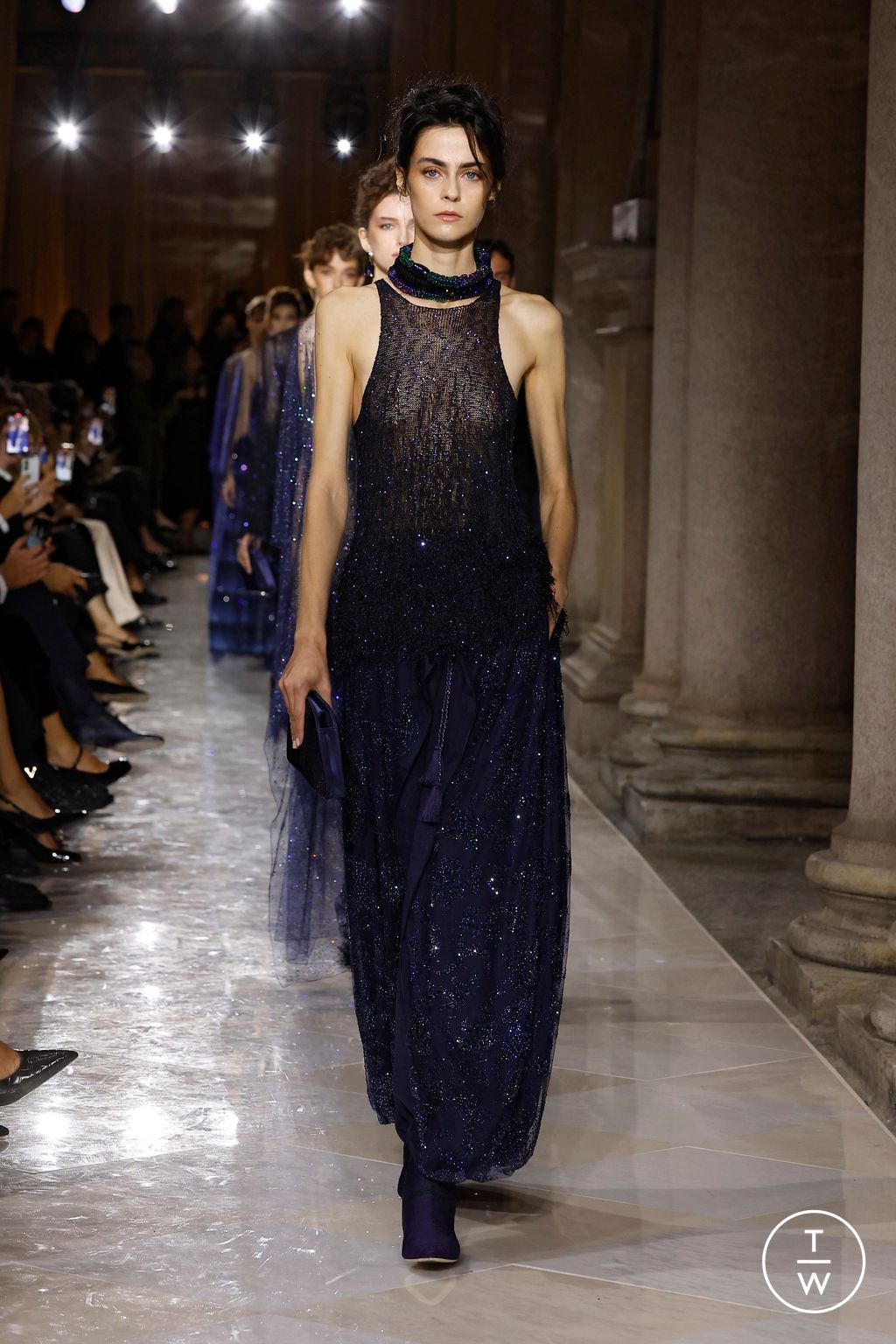 Fashion Week Milan Spring/Summer 2026 look 77 from the Giorgio Armani collection womenswear