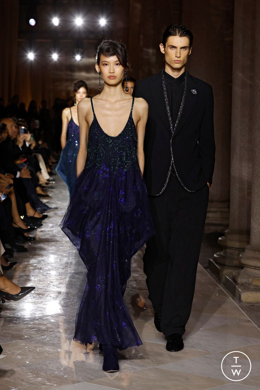 Fashion Week Milan Spring/Summer 2026 look 84 from the Giorgio Armani collection womenswear
