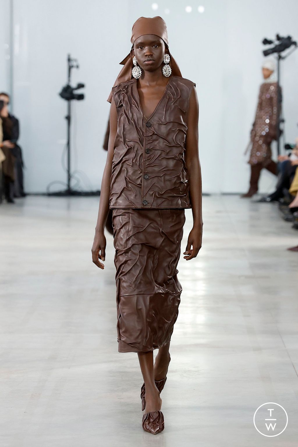 Fashion Week Milan Fall/Winter 2025 look 16 from the Giuseppe Di Morabito collection 女装