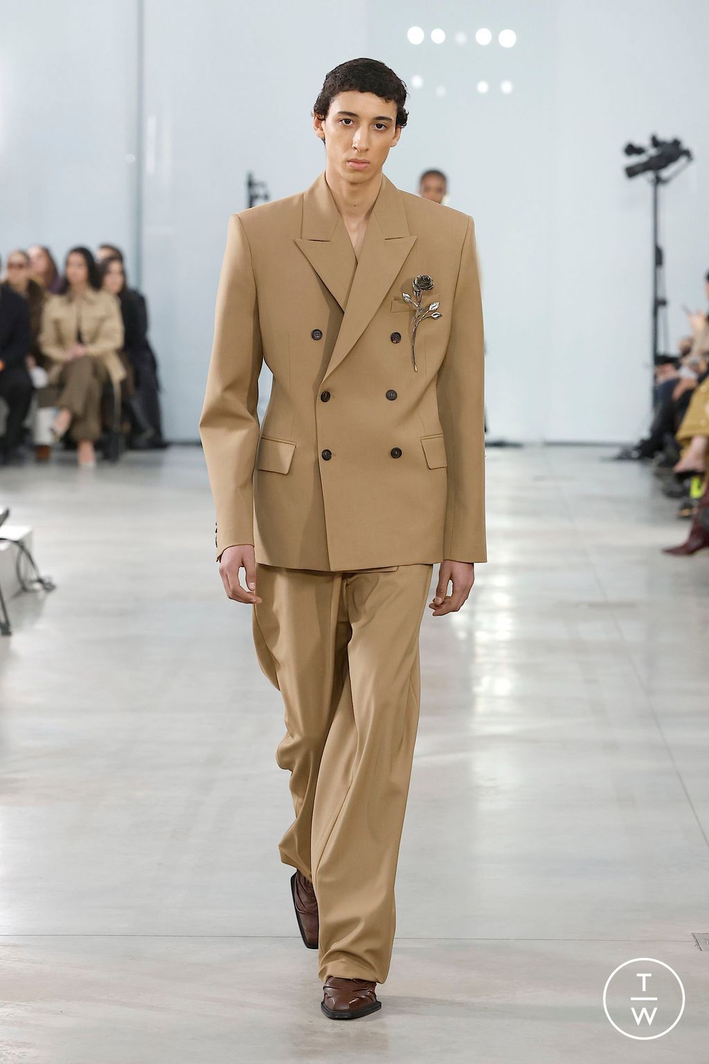 Fashion Week Milan Fall/Winter 2025 look 26 from the Giuseppe Di Morabito collection 女装