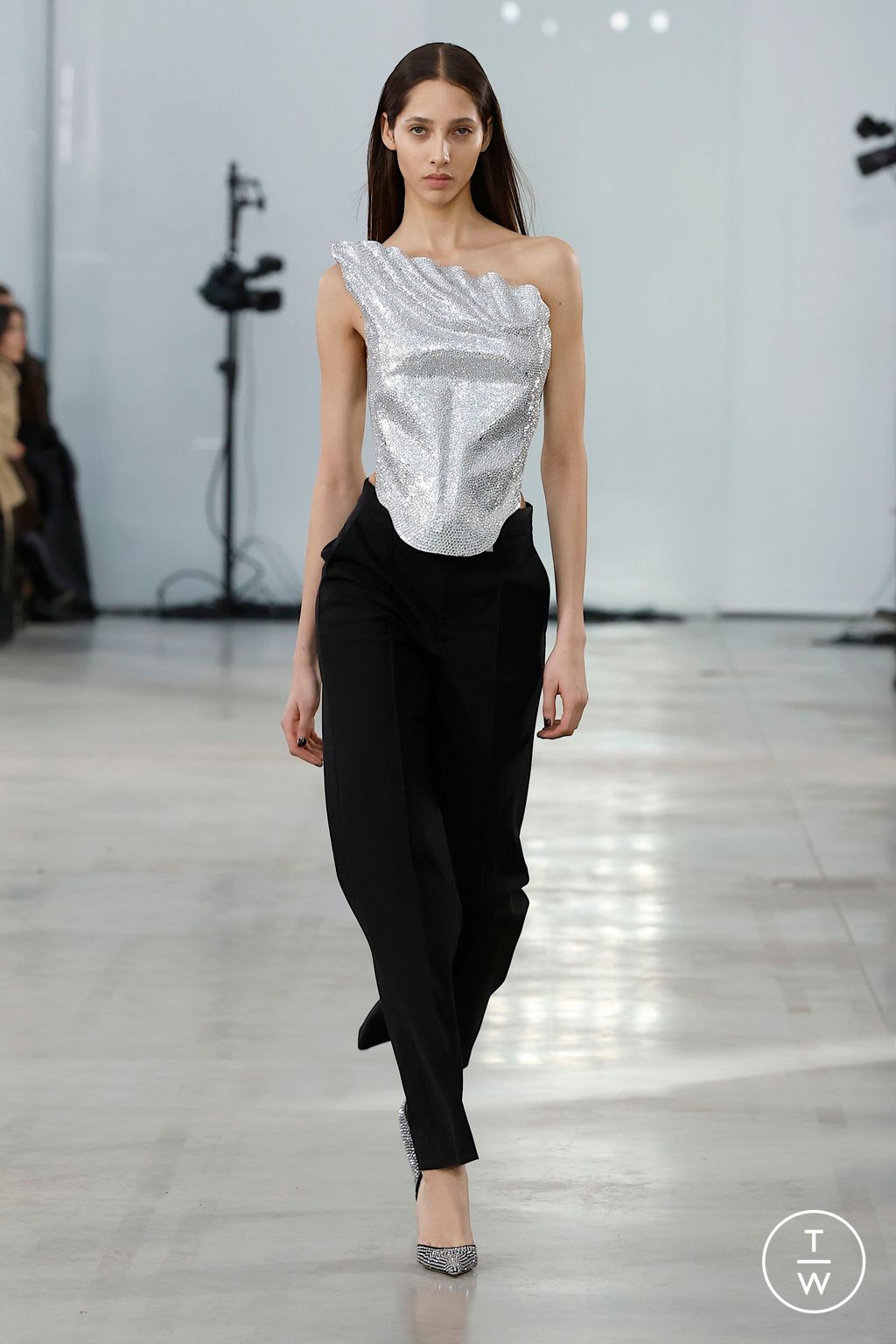 Fashion Week Milan Fall/Winter 2025 look 43 from the Giuseppe Di Morabito collection womenswear