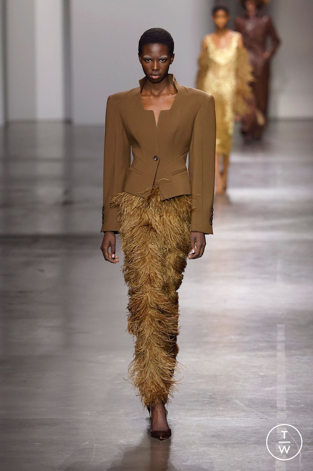 Fashion Week Milan Spring/Summer 2026 look 1 de la collection Giuseppe Di Morabito womenswear