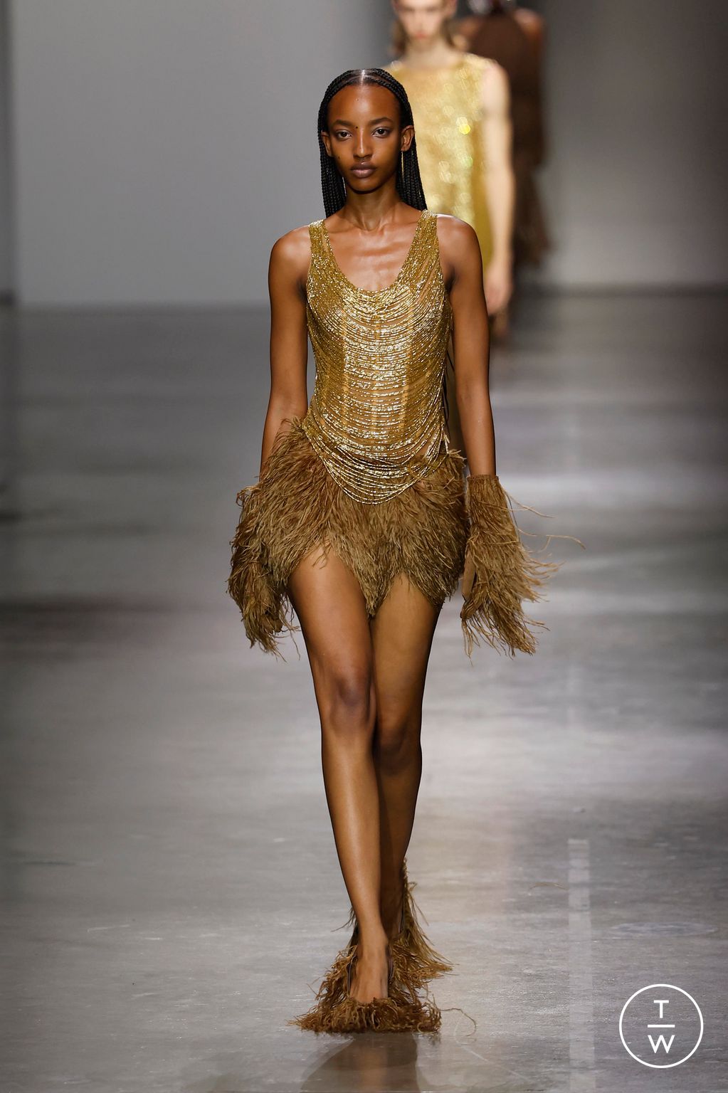 Fashion Week Milan Spring/Summer 2026 look 4 de la collection Giuseppe Di Morabito womenswear