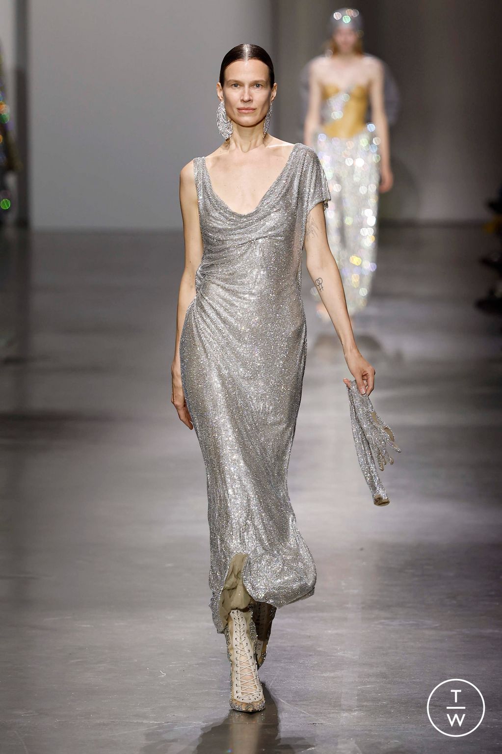 Fashion Week Milan Spring/Summer 2026 look 19 from the Giuseppe Di Morabito collection womenswear