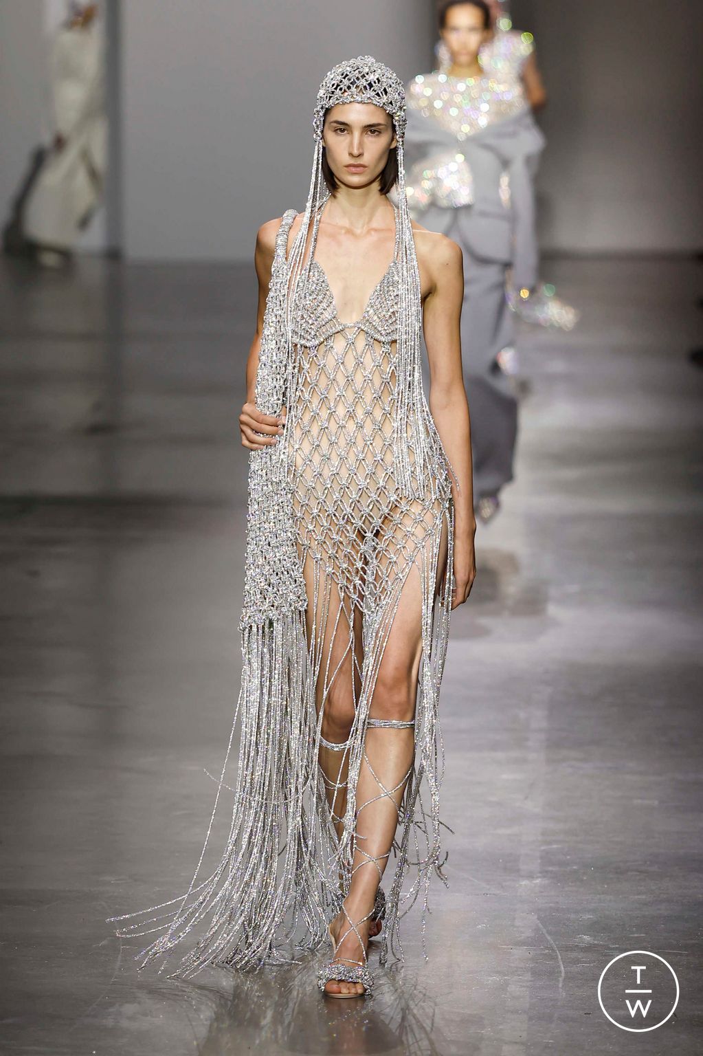 Fashion Week Milan Spring/Summer 2026 look 25 from the Giuseppe Di Morabito collection womenswear