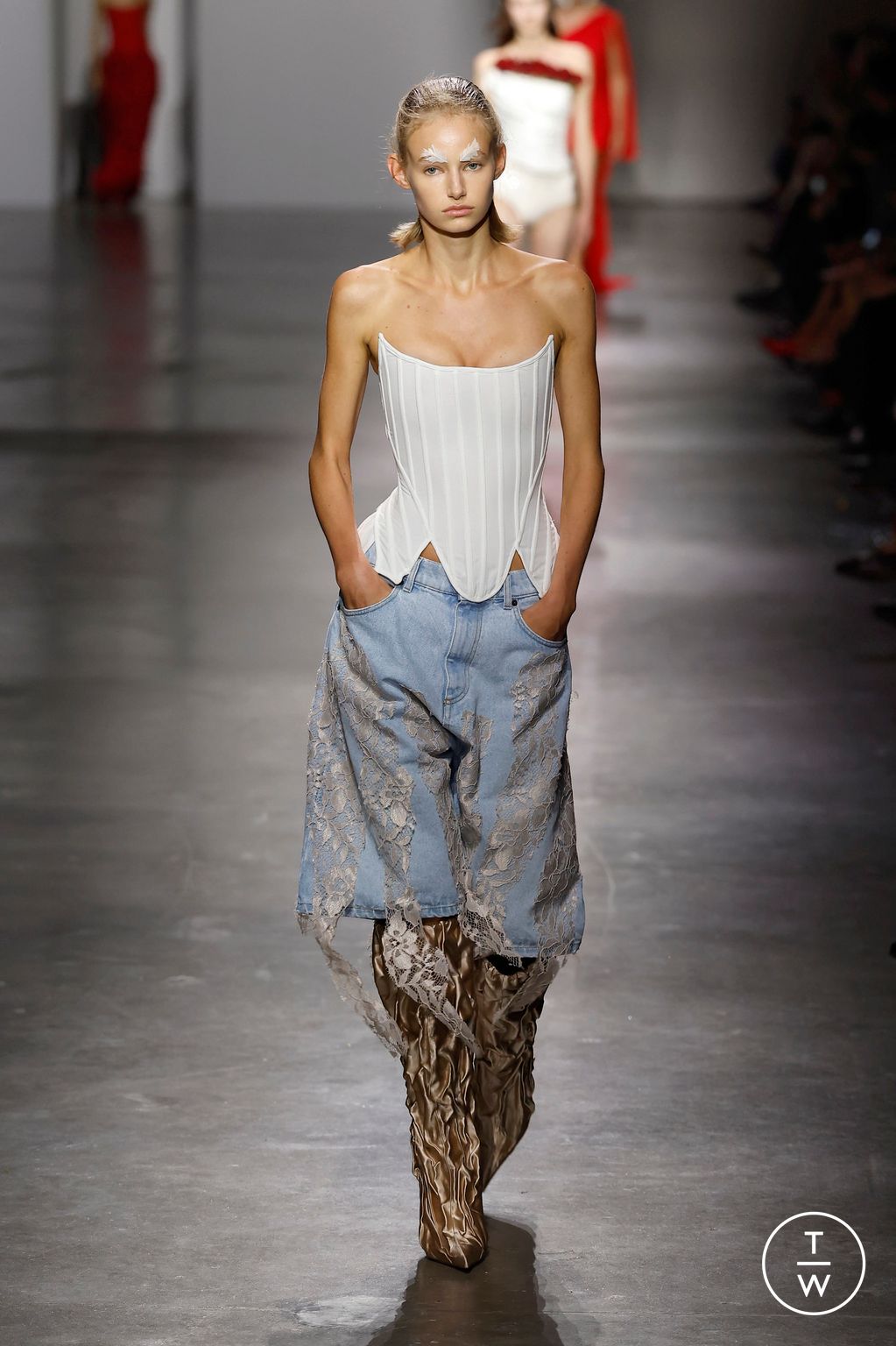 Fashion Week Milan Spring/Summer 2026 look 31 from the Giuseppe Di Morabito collection womenswear