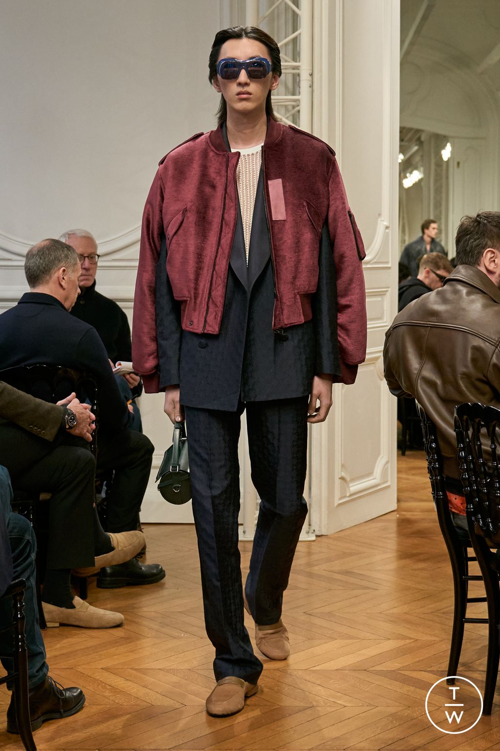 Fashion Week Paris Fall/Winter 2024 look 14 de la collection Givenchy menswear