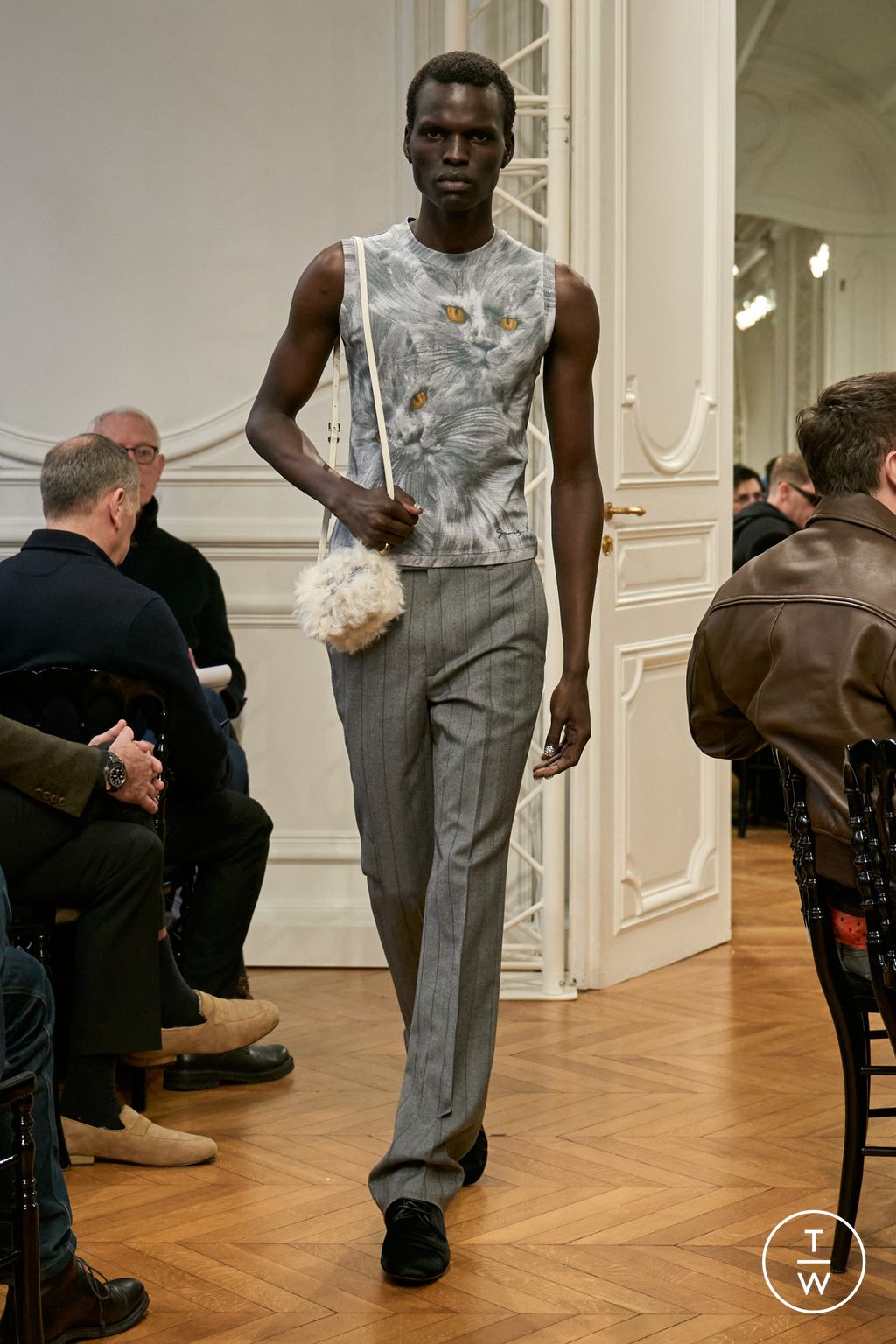 Fashion Week Paris Fall/Winter 2024 look 18 de la collection Givenchy menswear