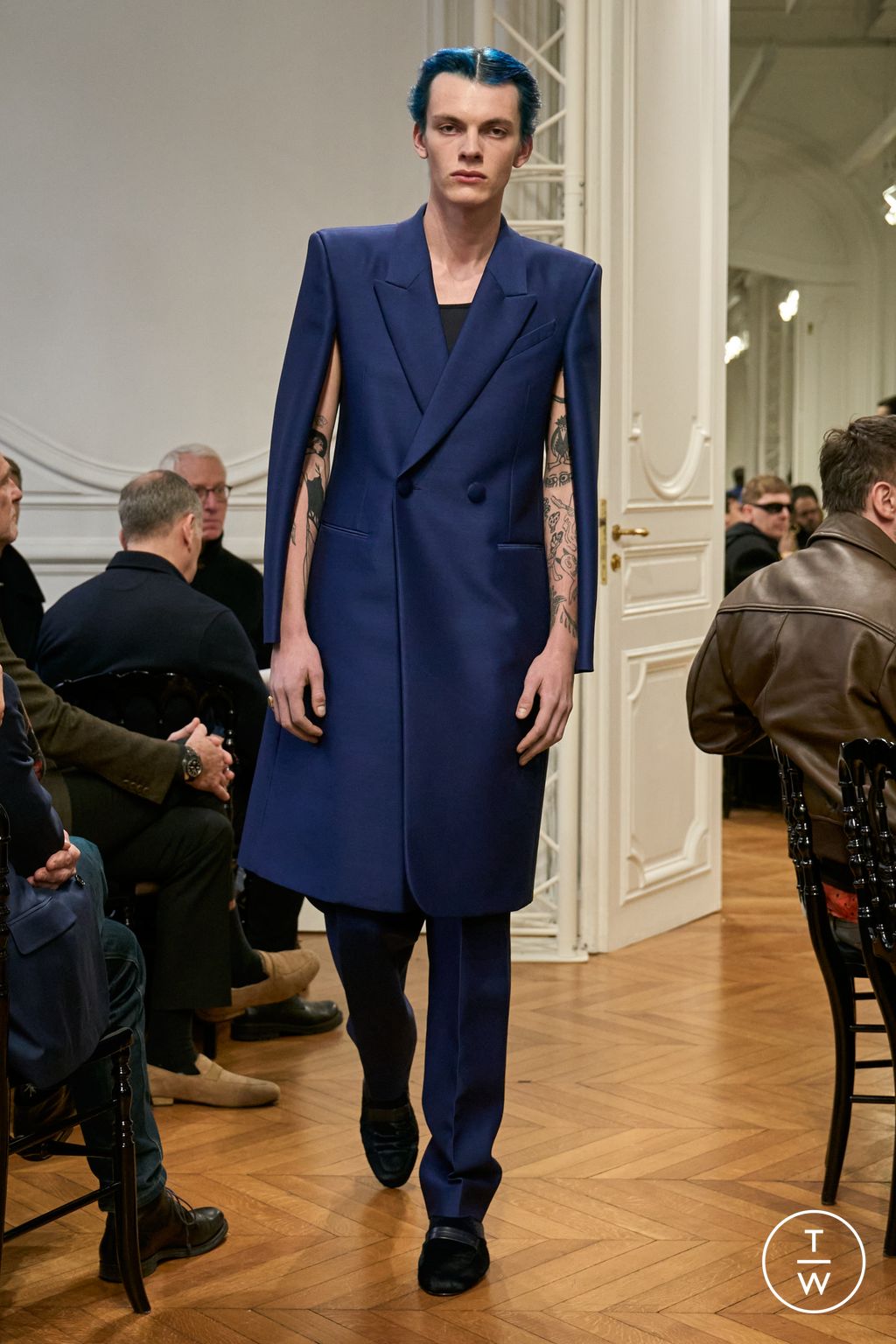 Fashion Week Paris Fall/Winter 2024 look 22 de la collection Givenchy menswear