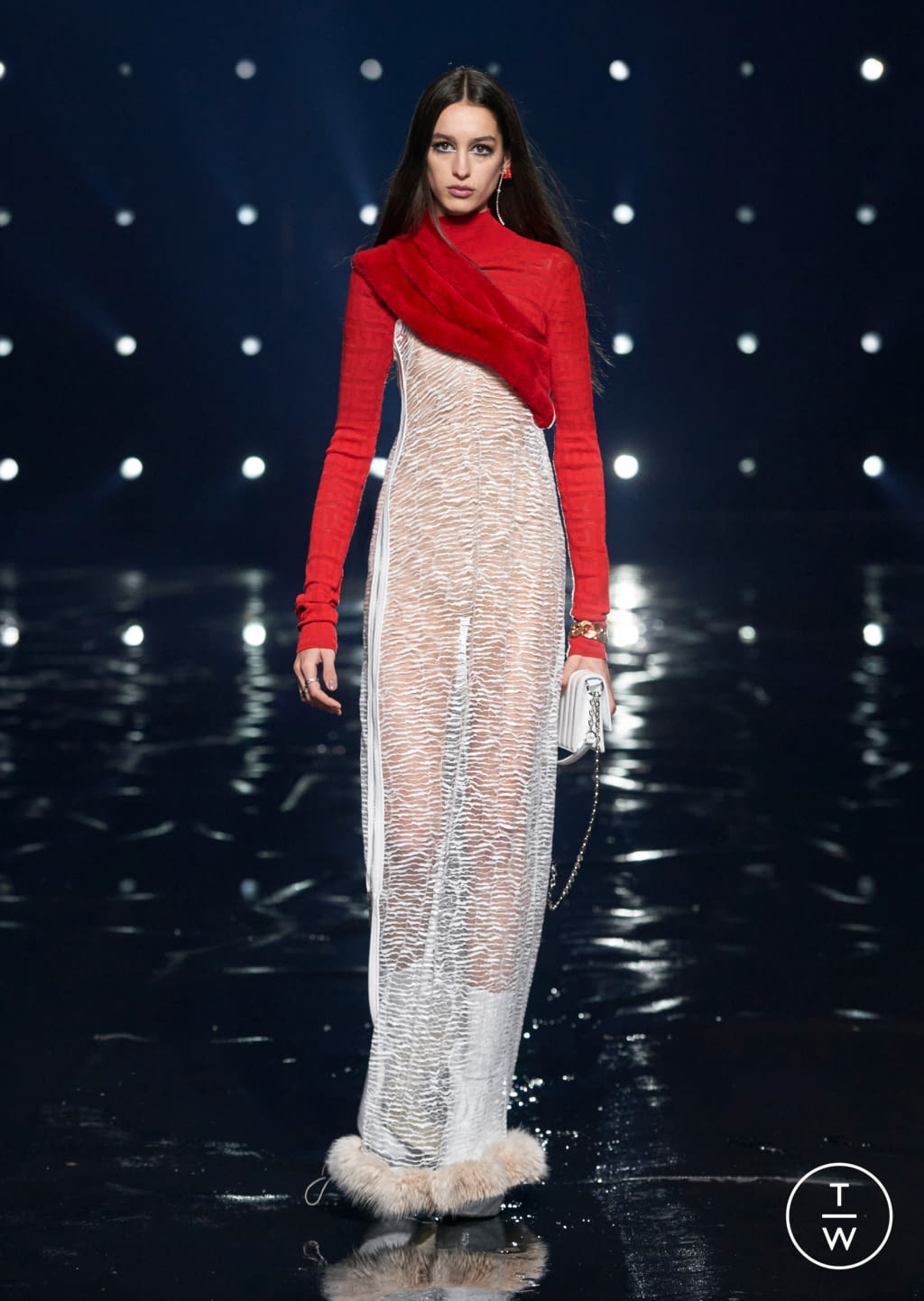 Fashion Week Paris Fall/Winter 2021 look 50 de la collection Givenchy womenswear