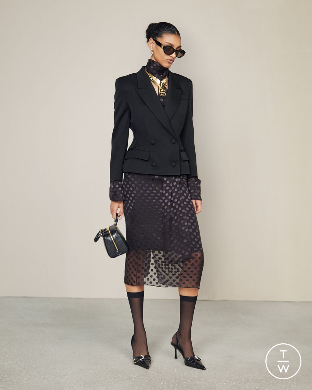 Fashion Week Paris Pre-Fall 2024 look 7 de la collection Givenchy womenswear