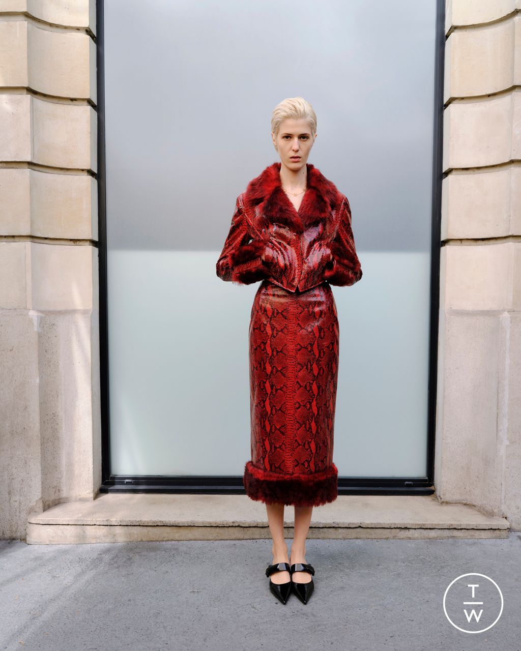 Fashion Week Paris Resort 2025 look 6 from the Givenchy collection womenswear