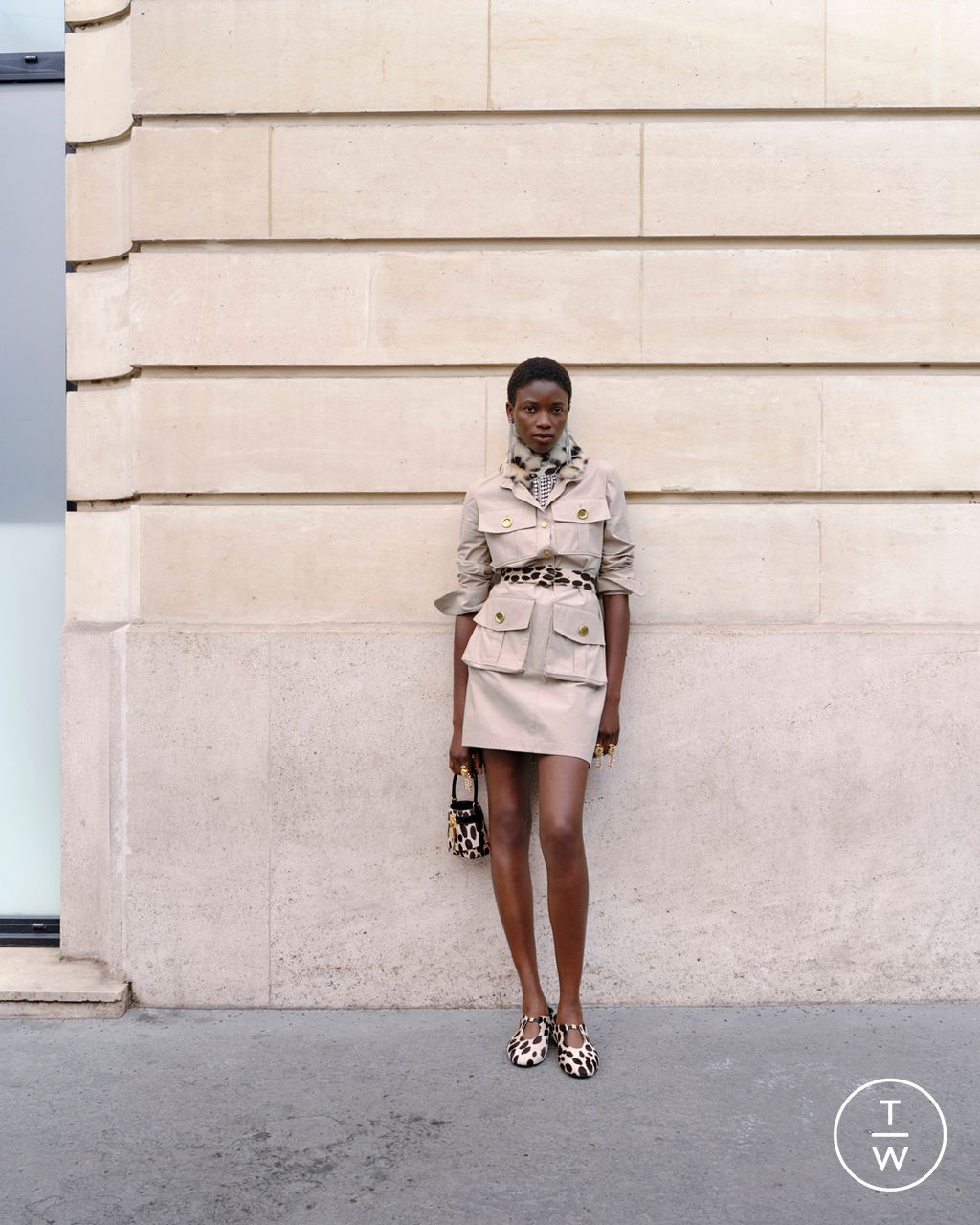 Fashion Week Paris Resort 2025 look 9 from the Givenchy collection womenswear
