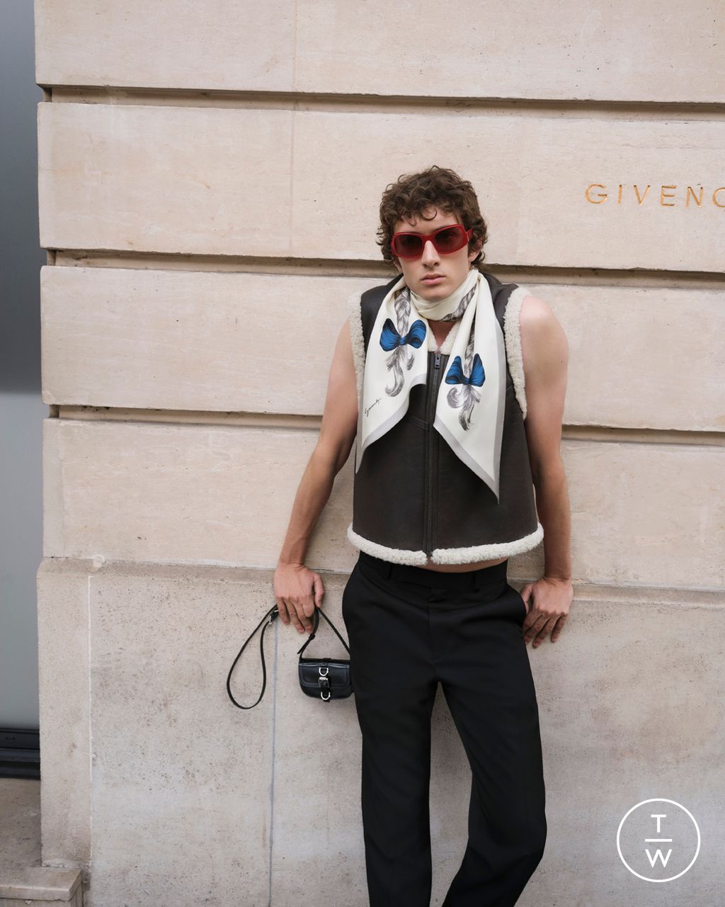 Fashion Week Paris Resort 2025 look 28 from the Givenchy collection womenswear