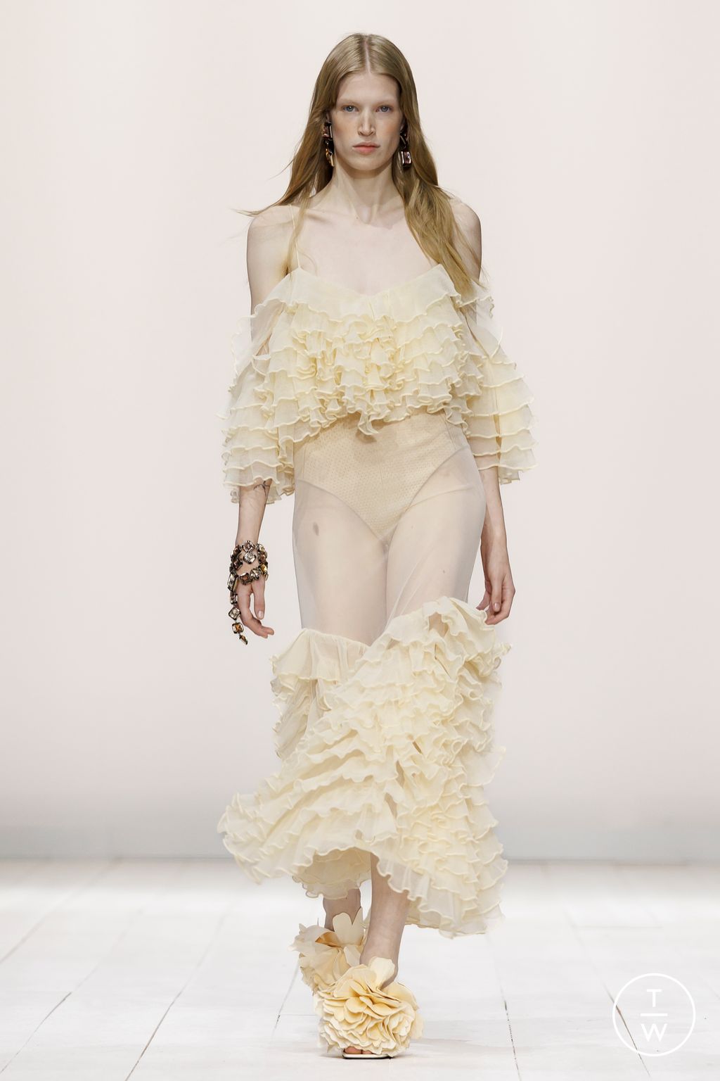 Fashion Week Paris Spring/Summer 2026 look 45 from the Givenchy collection 女装