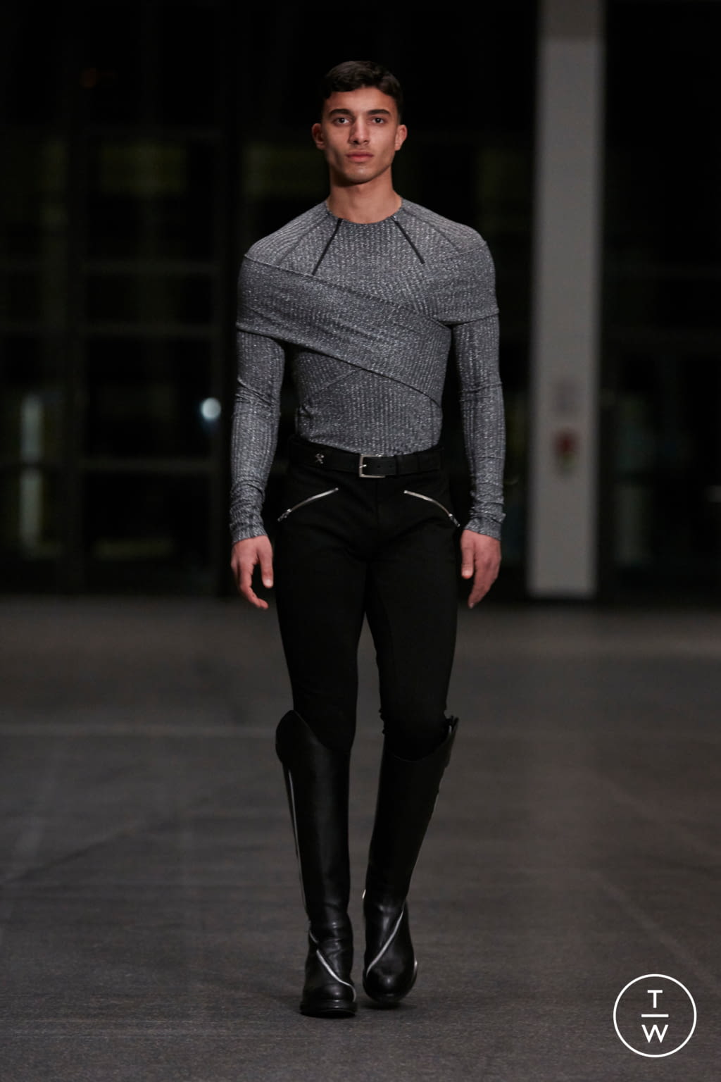 Fashion Week Paris Fall/Winter 2021 look 14 from the GmbH collection menswear