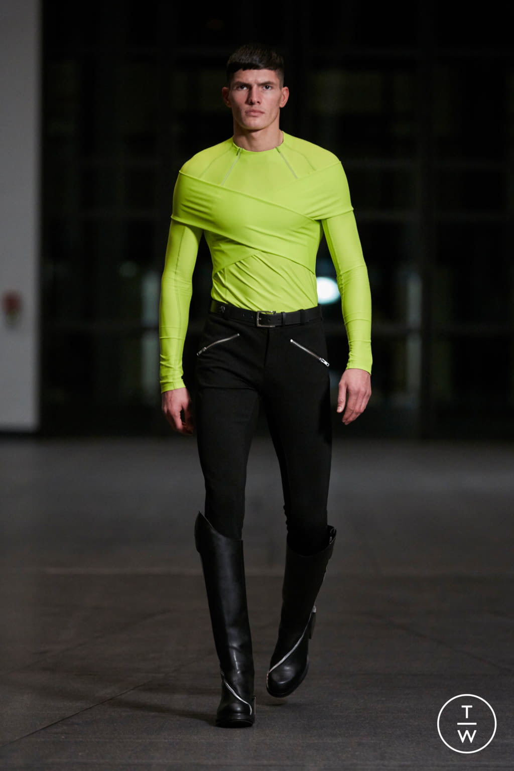 Fashion Week Paris Fall/Winter 2021 look 15 from the GmbH collection menswear