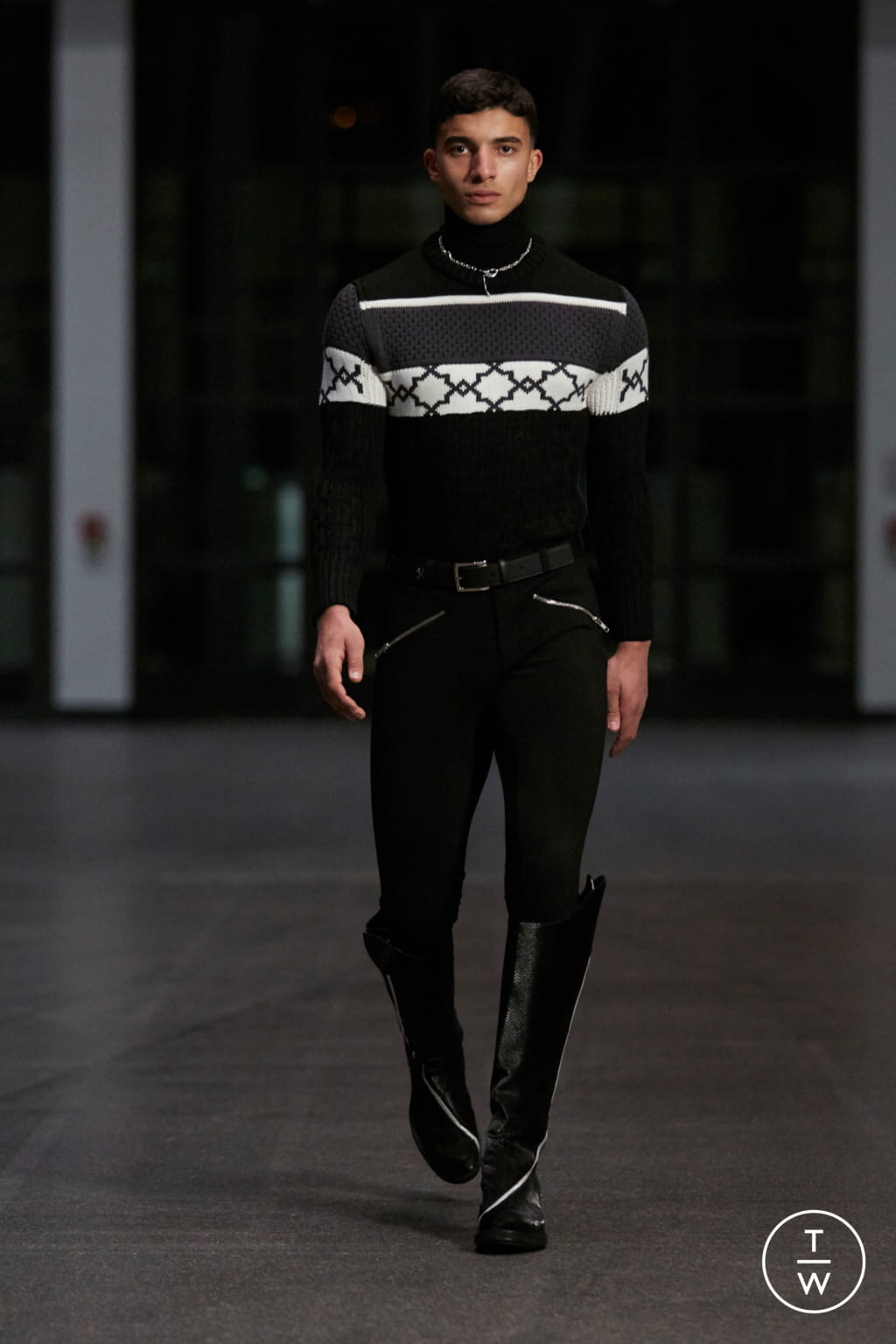 Fashion Week Paris Fall/Winter 2021 look 17 from the GmbH collection menswear