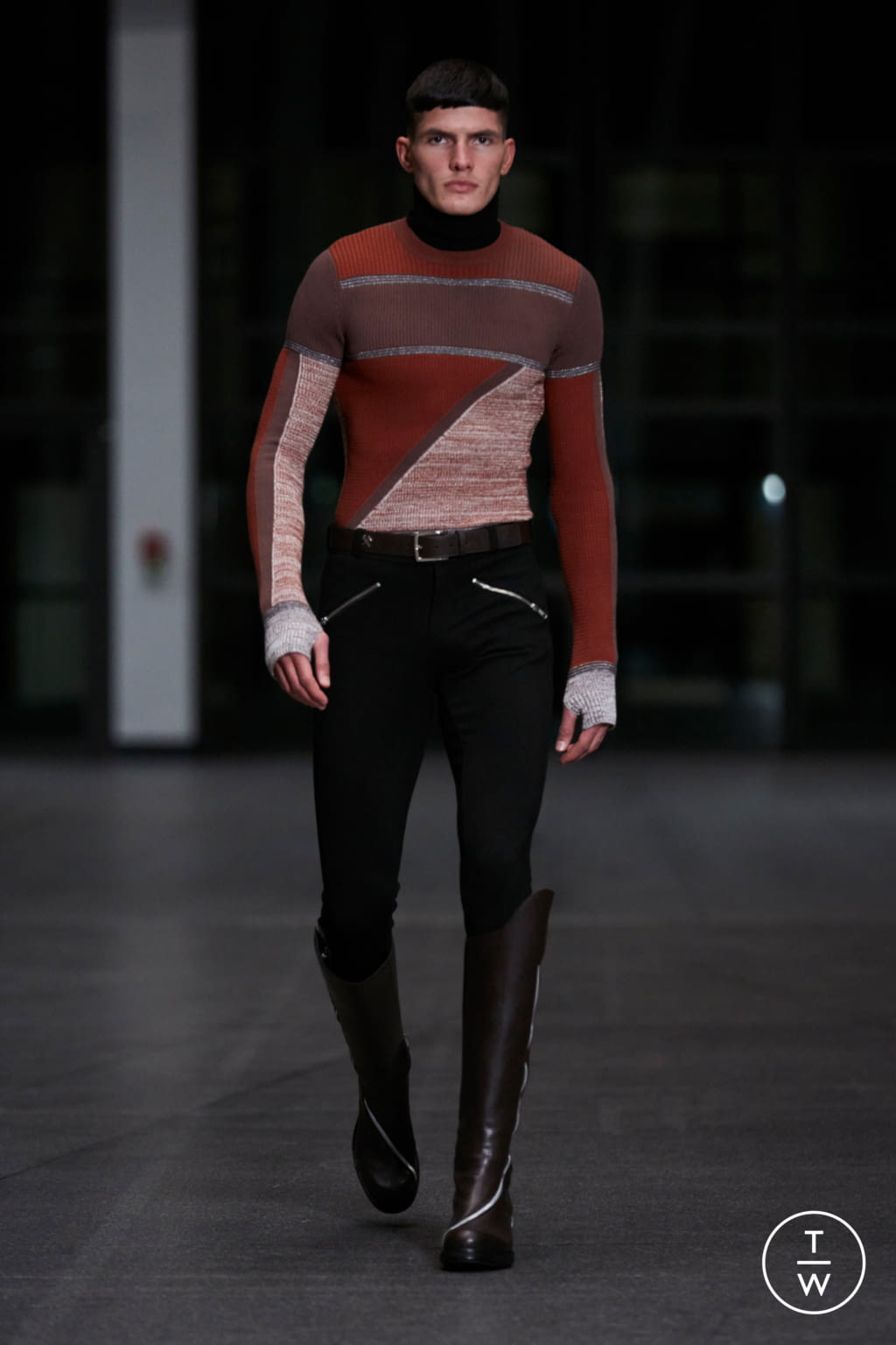 Fashion Week Paris Fall/Winter 2021 look 21 from the GmbH collection 男装
