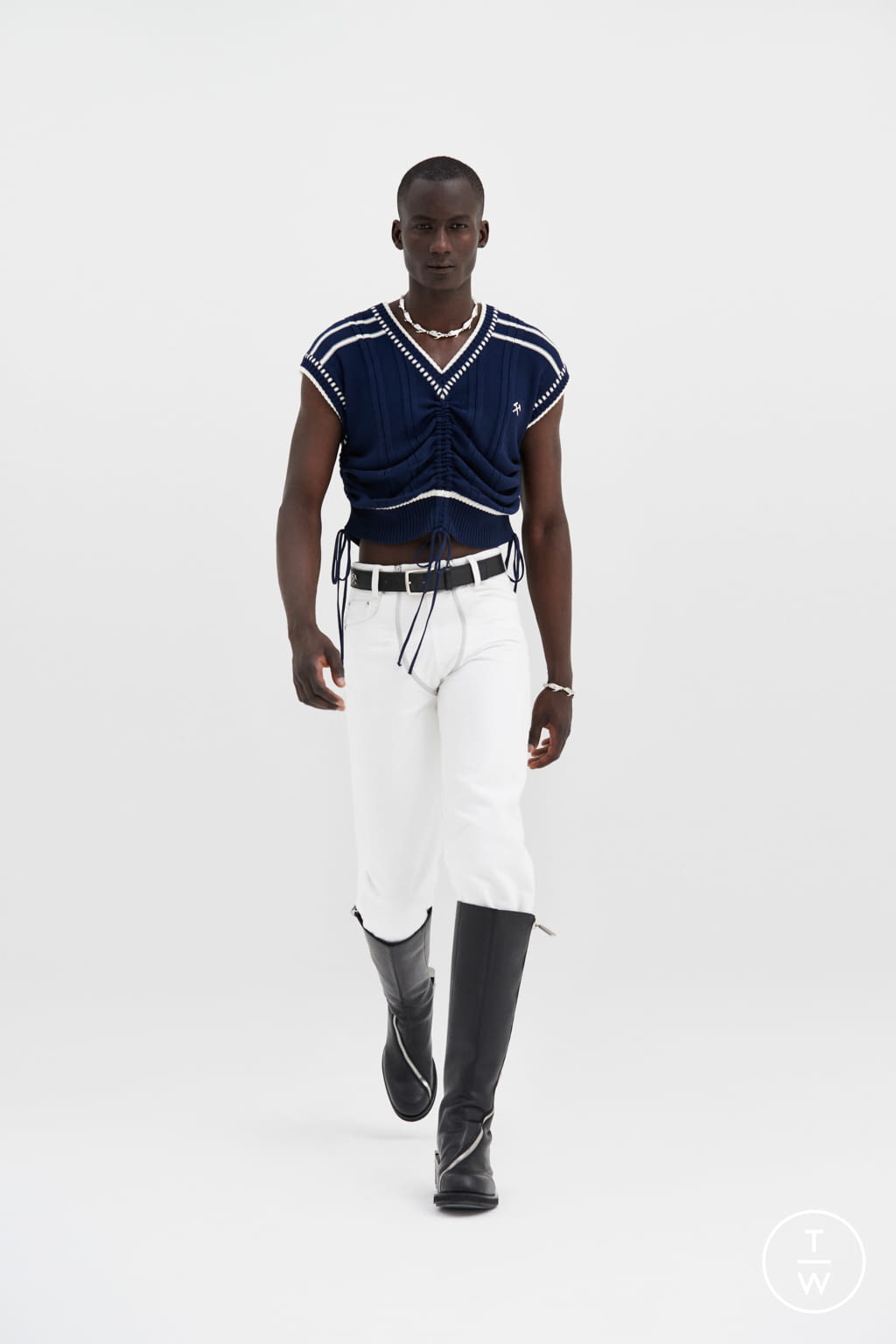 Fashion Week Paris Spring/Summer 2022 look 11 from the GmbH collection menswear