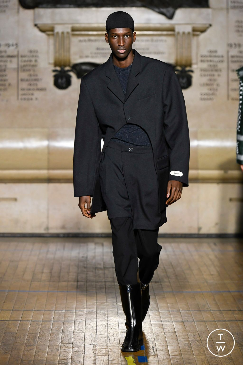 Fashion Week Paris Fall/Winter 2024 look 5 from the GmbH collection menswear