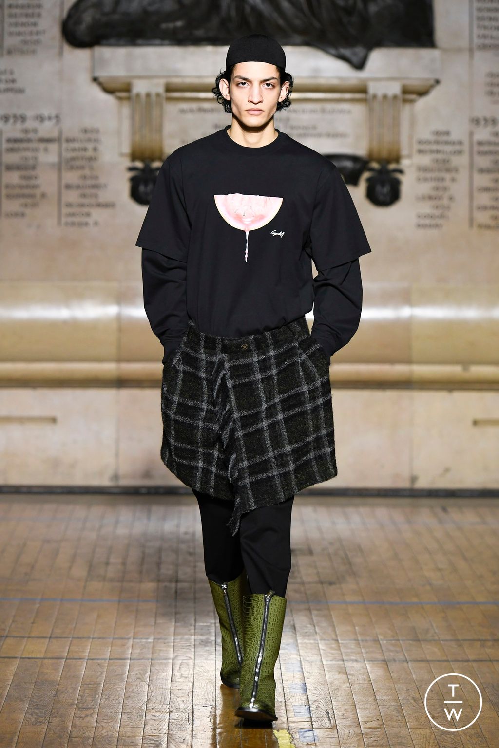 Fashion Week Paris Fall/Winter 2024 look 14 from the GmbH collection 男装